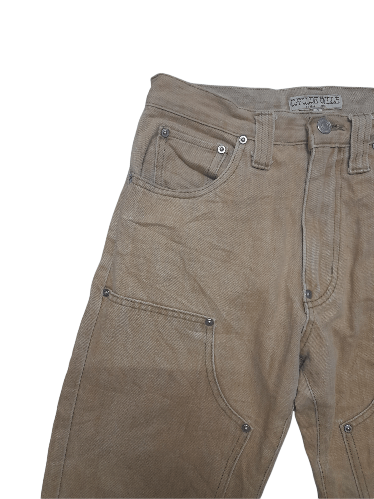 Japanese Brand VANDA VILLE Double Knee Denim (D742) w27 Size US 27 - 4 Thumbnail