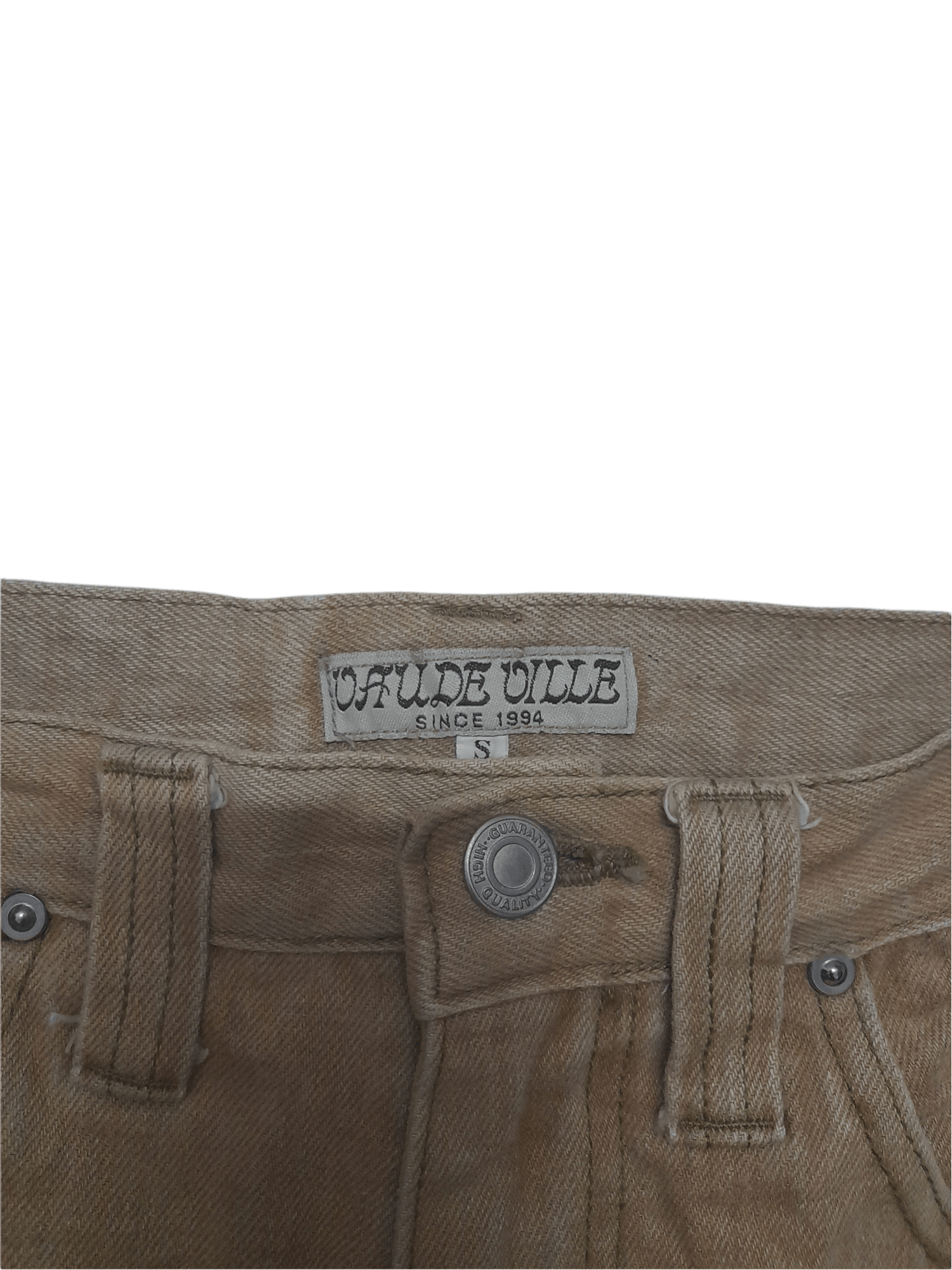 Japanese Brand VANDA VILLE Double Knee Denim (D742) w27 Size US 27 - 3 Thumbnail