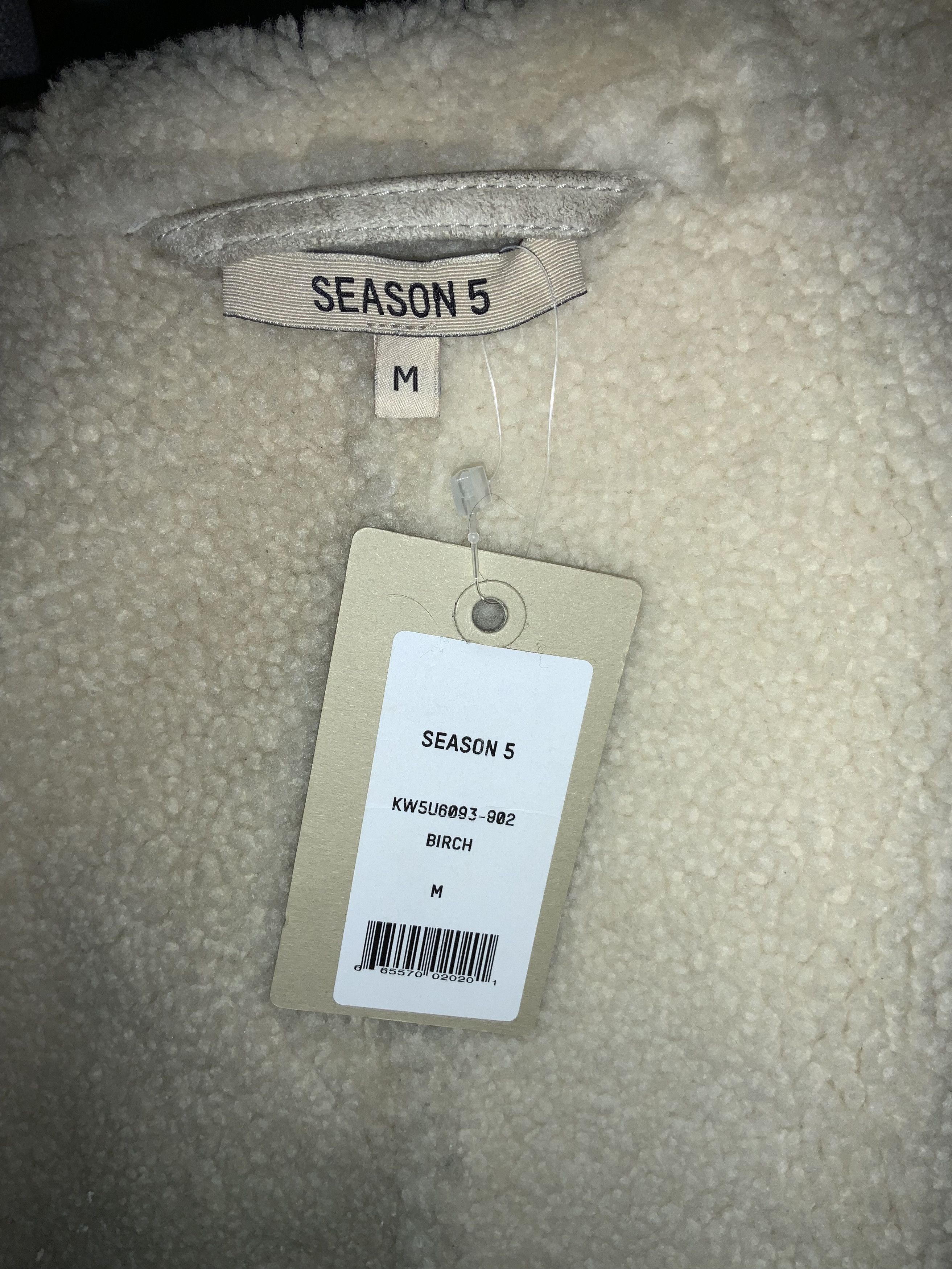 Yeezy Yeezy Season 5 Birch Shearling Jacket size M Size US M / EU 48-50 / 2 - 9 Thumbnail