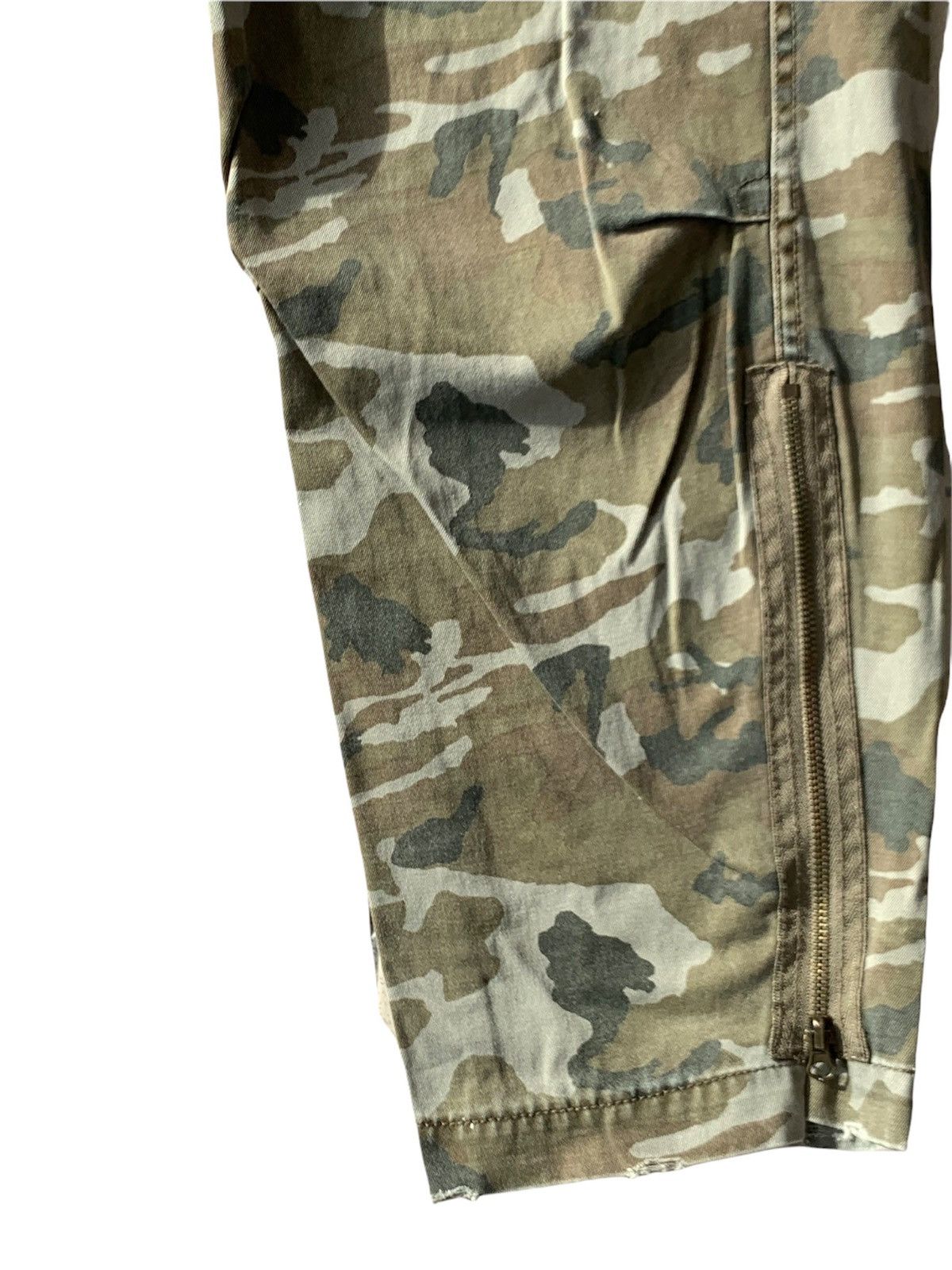 Japanese Brand Real Crush Camouflage Multi Pocket Parachute Cargo Pant Size US 31 - 8 Thumbnail