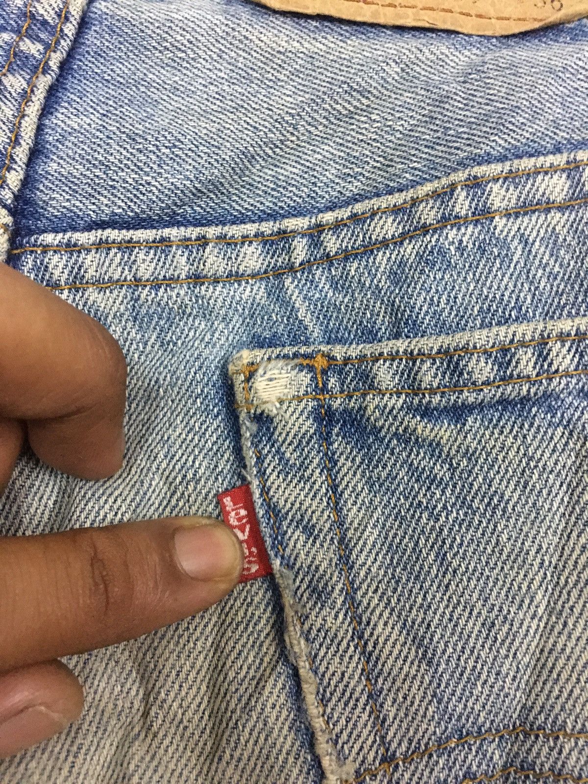 Levi's Vintage Levis Distressed Denim Kobain Style Size US 37 - 9 Thumbnail