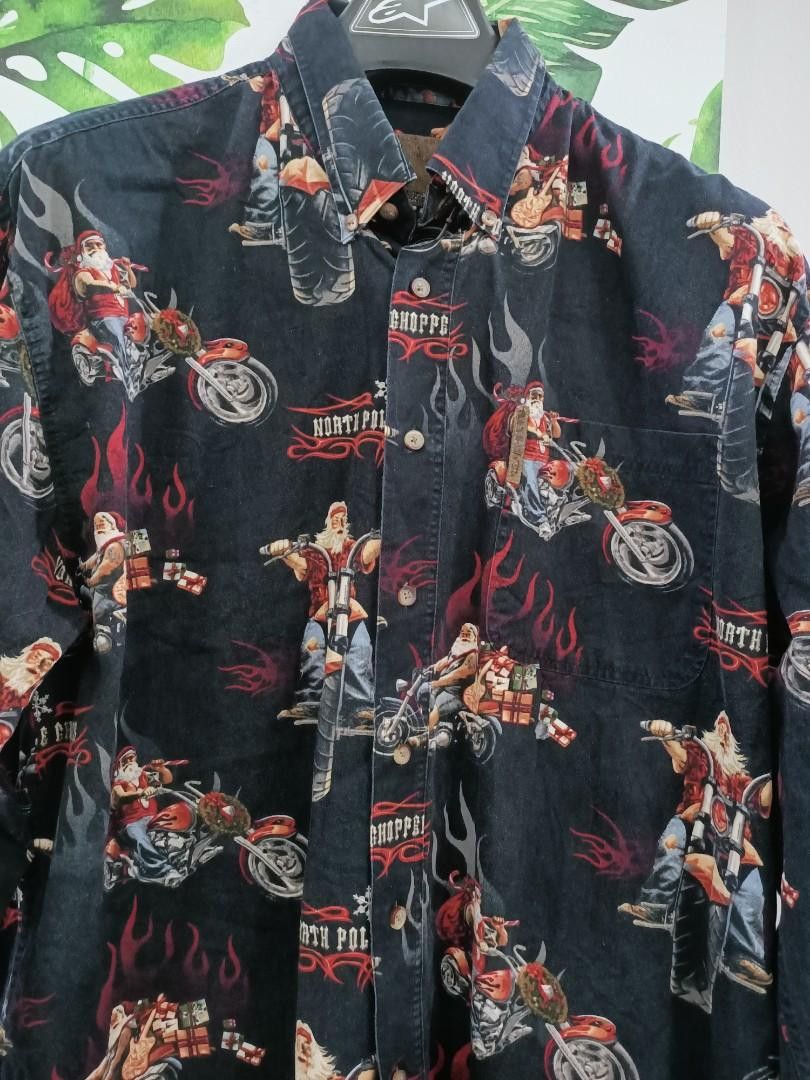 North River Outfitters × Vintage Vintage North River Overprint Chopper Button-ups Size US L / EU 52-54 / 3 - 2 Thumbnail