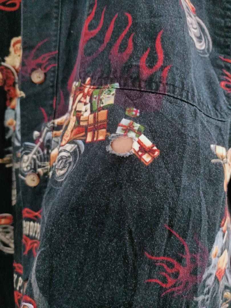 North River Outfitters × Vintage Vintage North River Overprint Chopper Button-ups Size US L / EU 52-54 / 3 - 10 Thumbnail