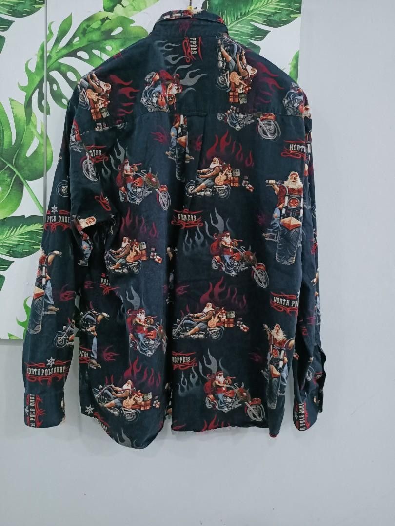North River Outfitters × Vintage Vintage North River Overprint Chopper Button-ups Size US L / EU 52-54 / 3 - 6 Thumbnail