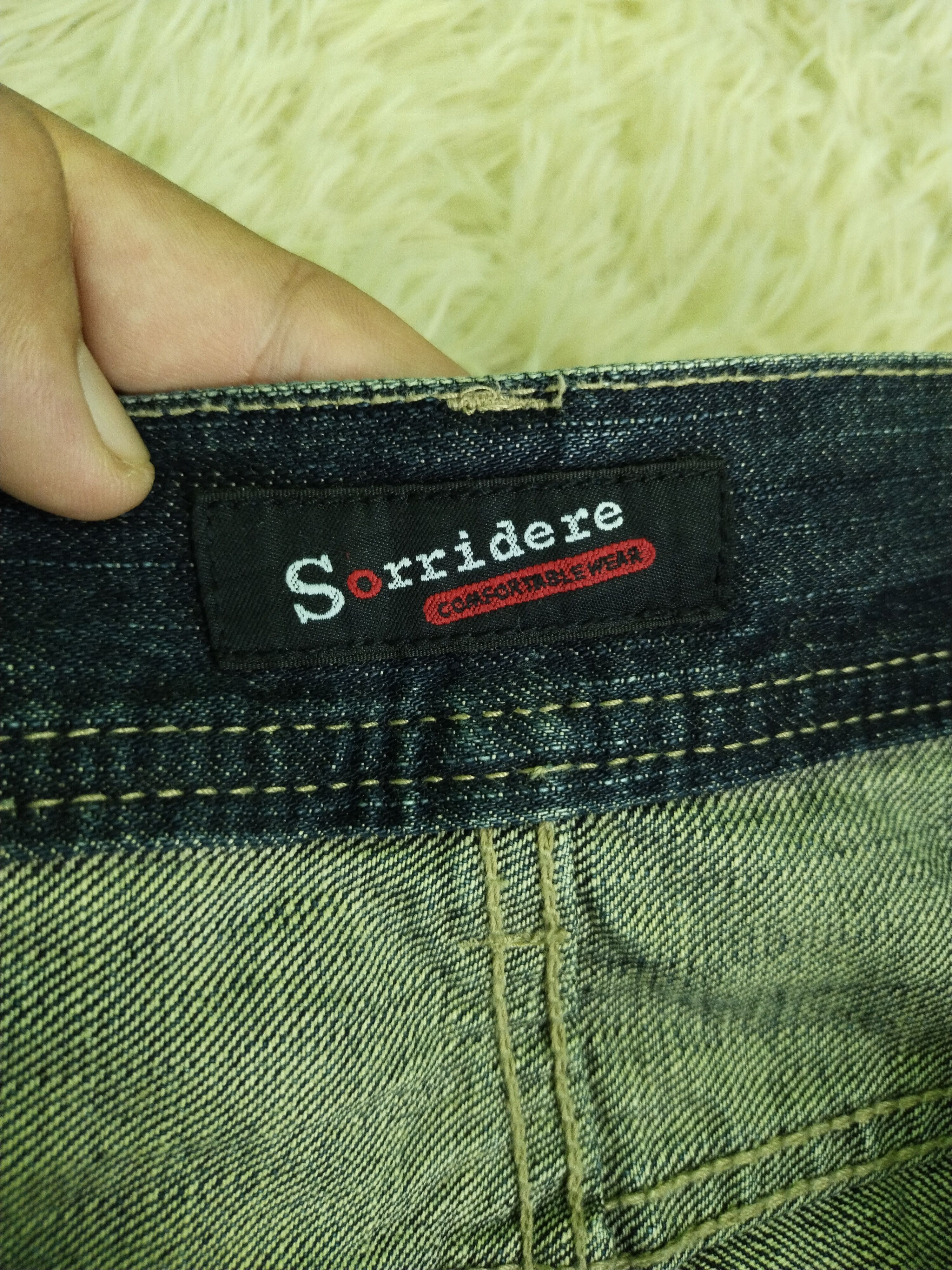Edition Japan VINTAGE SORRIDERE PATCHES DENIM JEANS Size US 36 / EU 52 - 10 Thumbnail