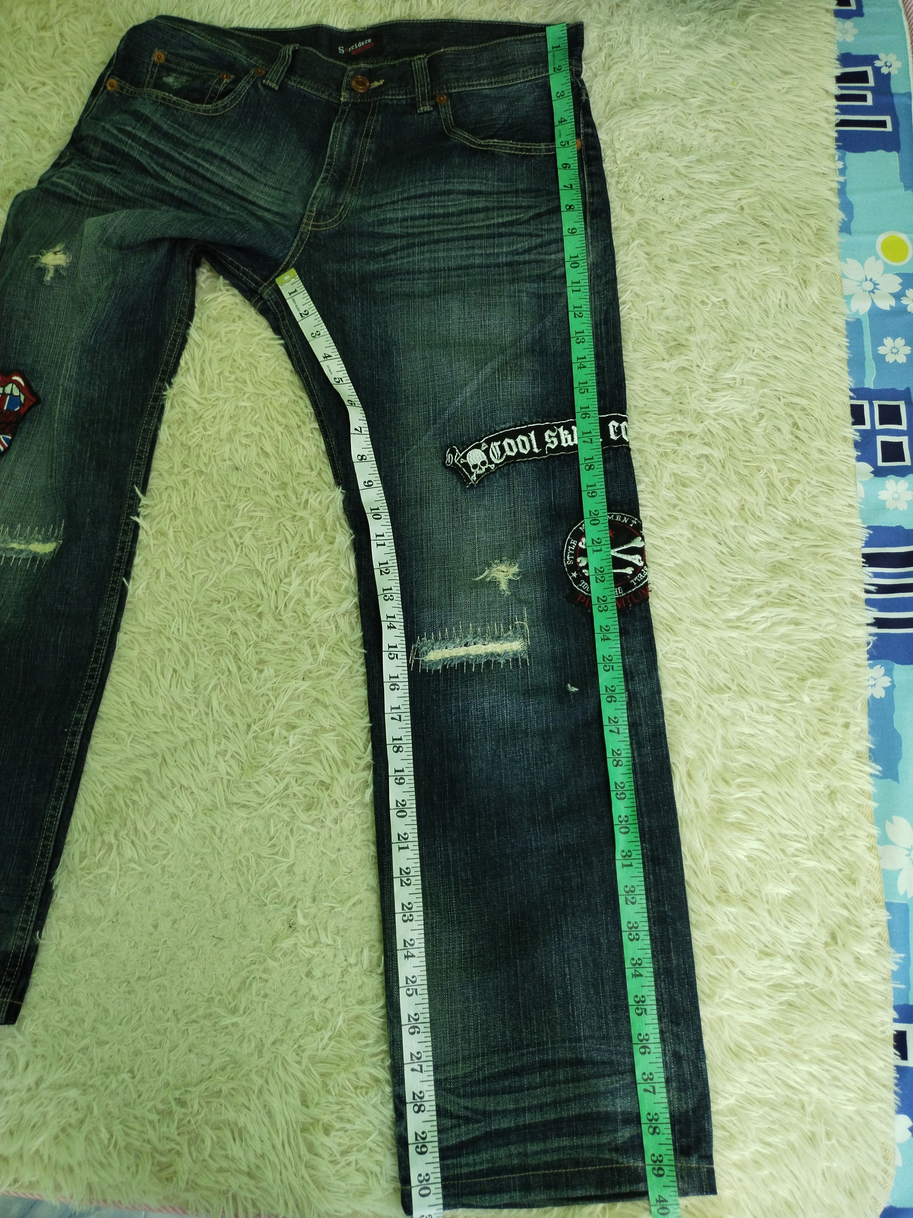 Edition Japan VINTAGE SORRIDERE PATCHES DENIM JEANS Size US 36 / EU 52 - 12 Thumbnail