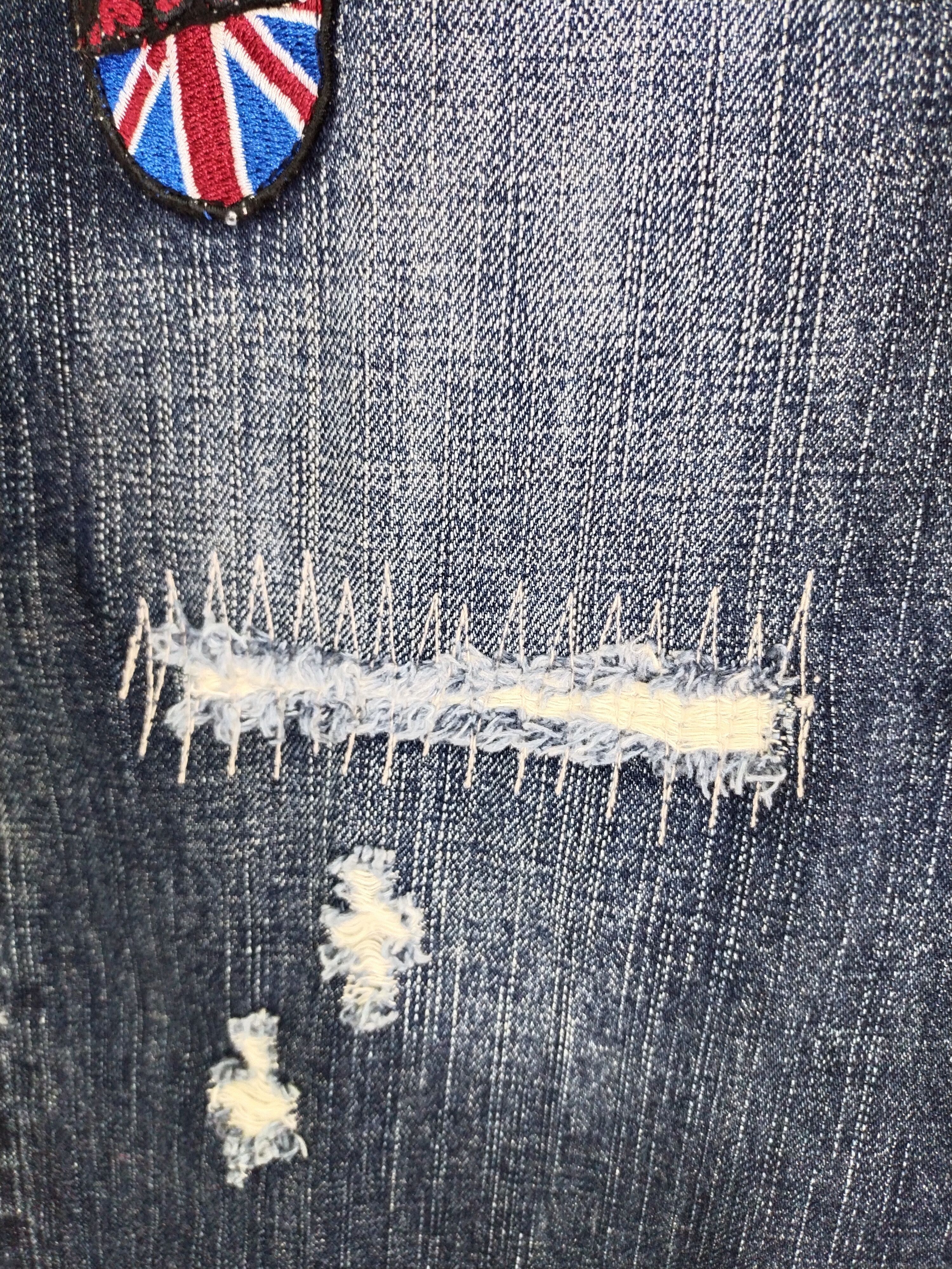 Edition Japan VINTAGE SORRIDERE PATCHES DENIM JEANS Size US 36 / EU 52 - 6 Thumbnail