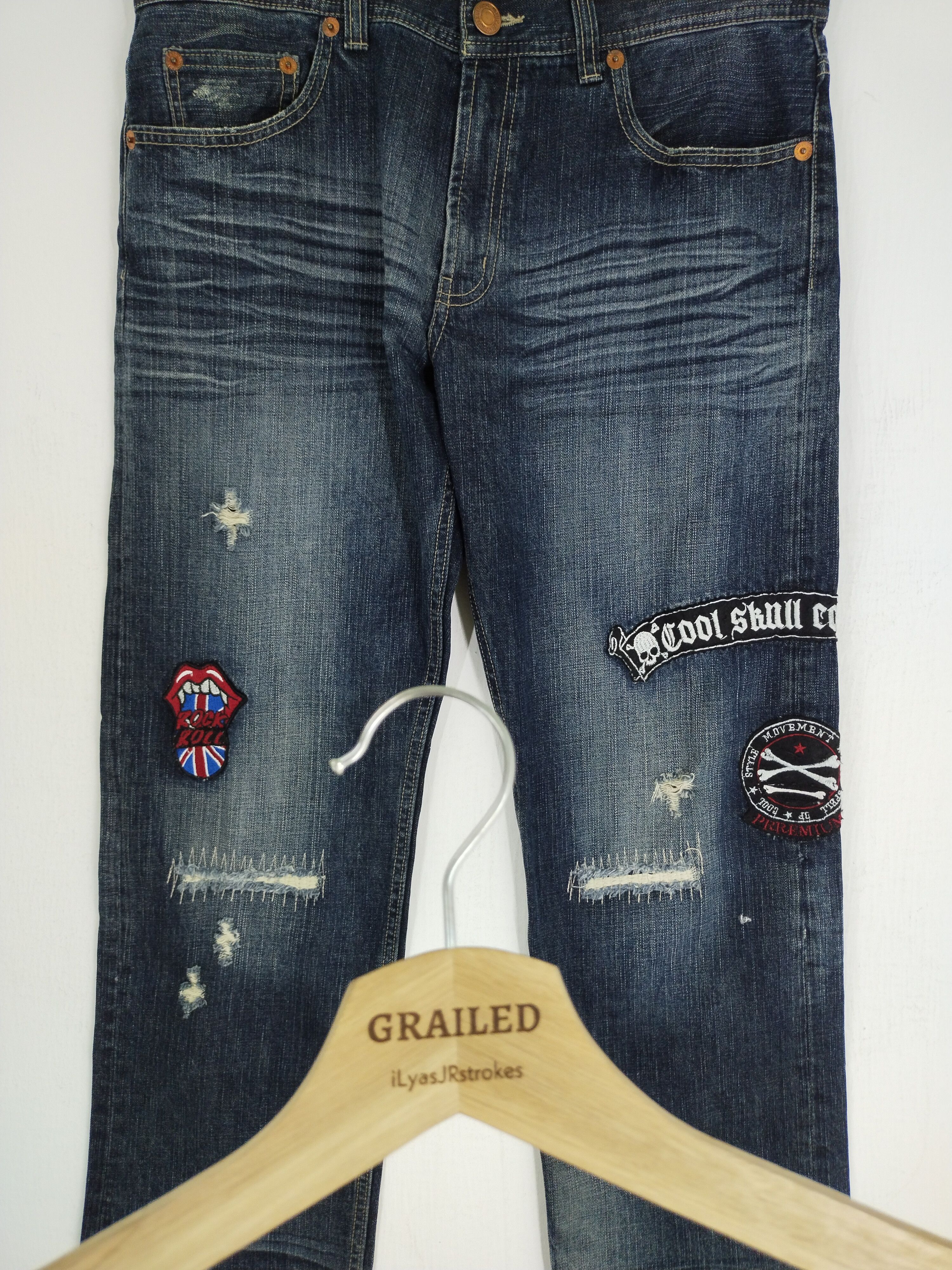 Edition Japan VINTAGE SORRIDERE PATCHES DENIM JEANS Size US 36 / EU 52 - 16 Thumbnail