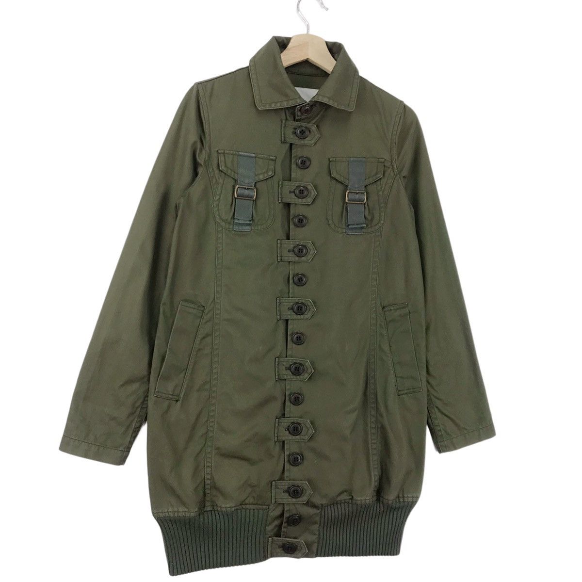 Designer × Issey Miyake Sunao Kuwahara By Issey Miyake Military Bondage Jacket Size M / US 6-8 / IT 42-44 - 3 Thumbnail
