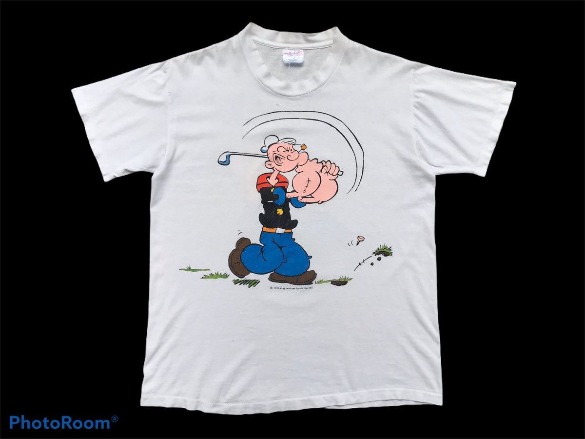 Cartoon Network vintage rare 90s cartoon network popeye and sailorman tee Size US L / EU 52-54 / 3 - 1 Thumbnail
