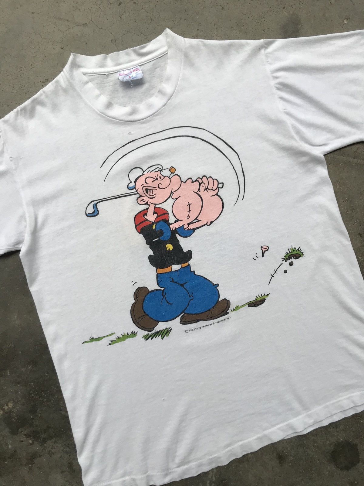 Cartoon Network vintage rare 90s cartoon network popeye and sailorman tee Size US L / EU 52-54 / 3 - 3 Thumbnail