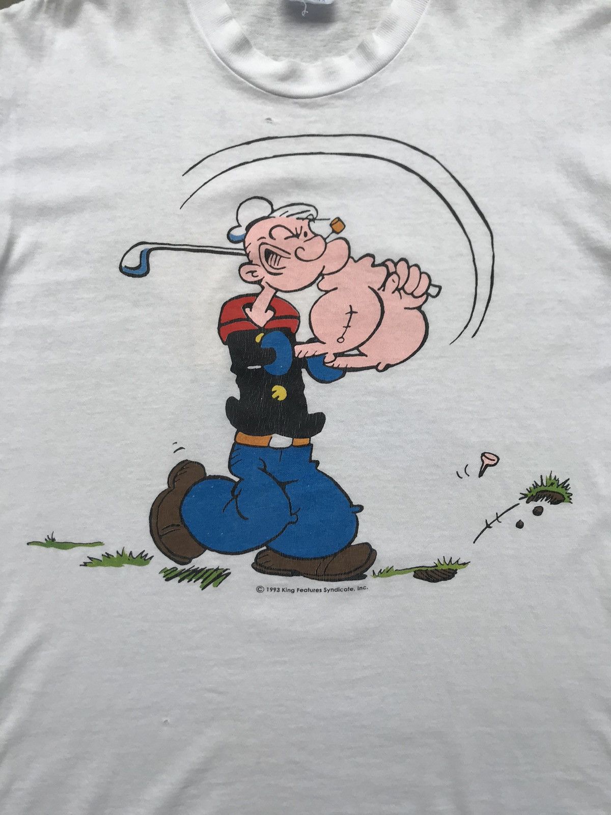 Cartoon Network vintage rare 90s cartoon network popeye and sailorman tee Size US L / EU 52-54 / 3 - 9 Thumbnail