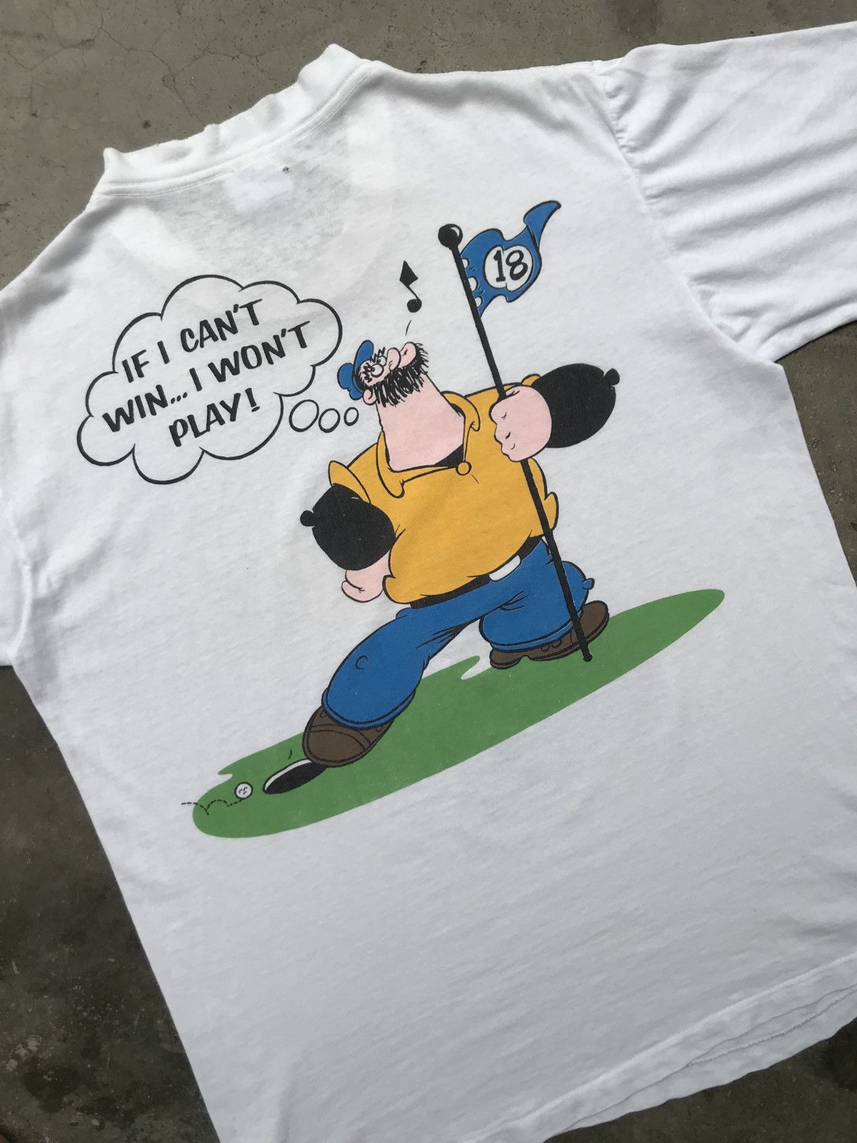 Cartoon Network vintage rare 90s cartoon network popeye and sailorman tee Size US L / EU 52-54 / 3 - 13 Thumbnail