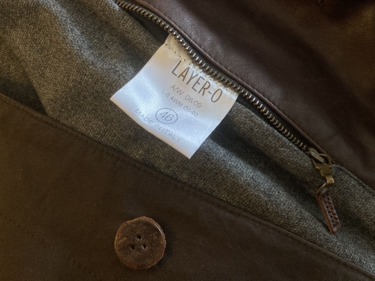 Layer-0 × Ma+ × Maurizio Altieri Archive Cotton+Steel+Leather Coat Size US S / EU 44-46 / 1 - 4 Thumbnail