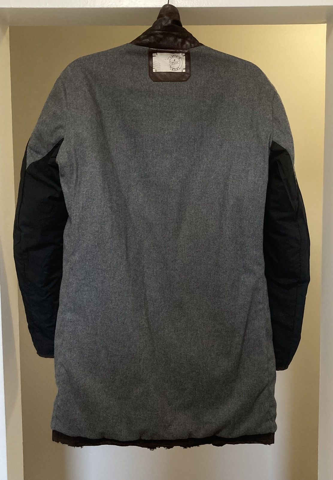 Layer-0 × Ma+ × Maurizio Altieri Archive Cotton+Steel+Leather Coat Size US S / EU 44-46 / 1 - 11 Thumbnail
