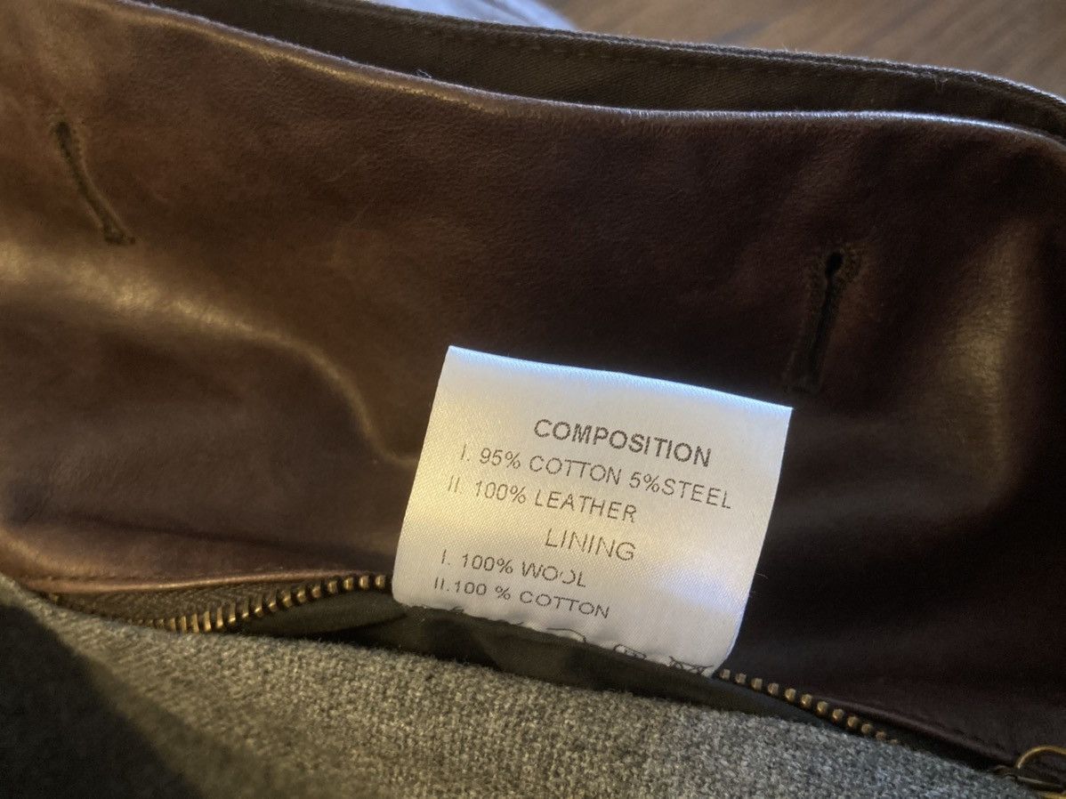 Layer-0 × Ma+ × Maurizio Altieri Archive Cotton+Steel+Leather Coat Size US S / EU 44-46 / 1 - 5 Thumbnail