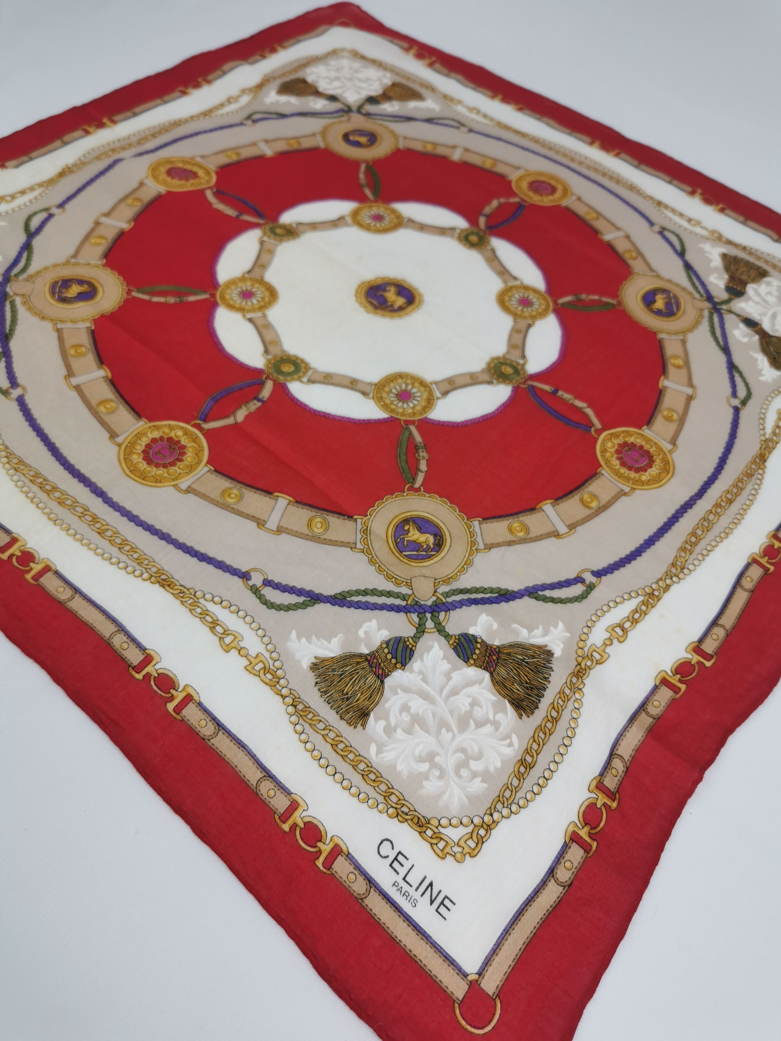 Celine × Vintage Celine handkerchief bandana neckerchief Size ONE SIZE - 3 Thumbnail