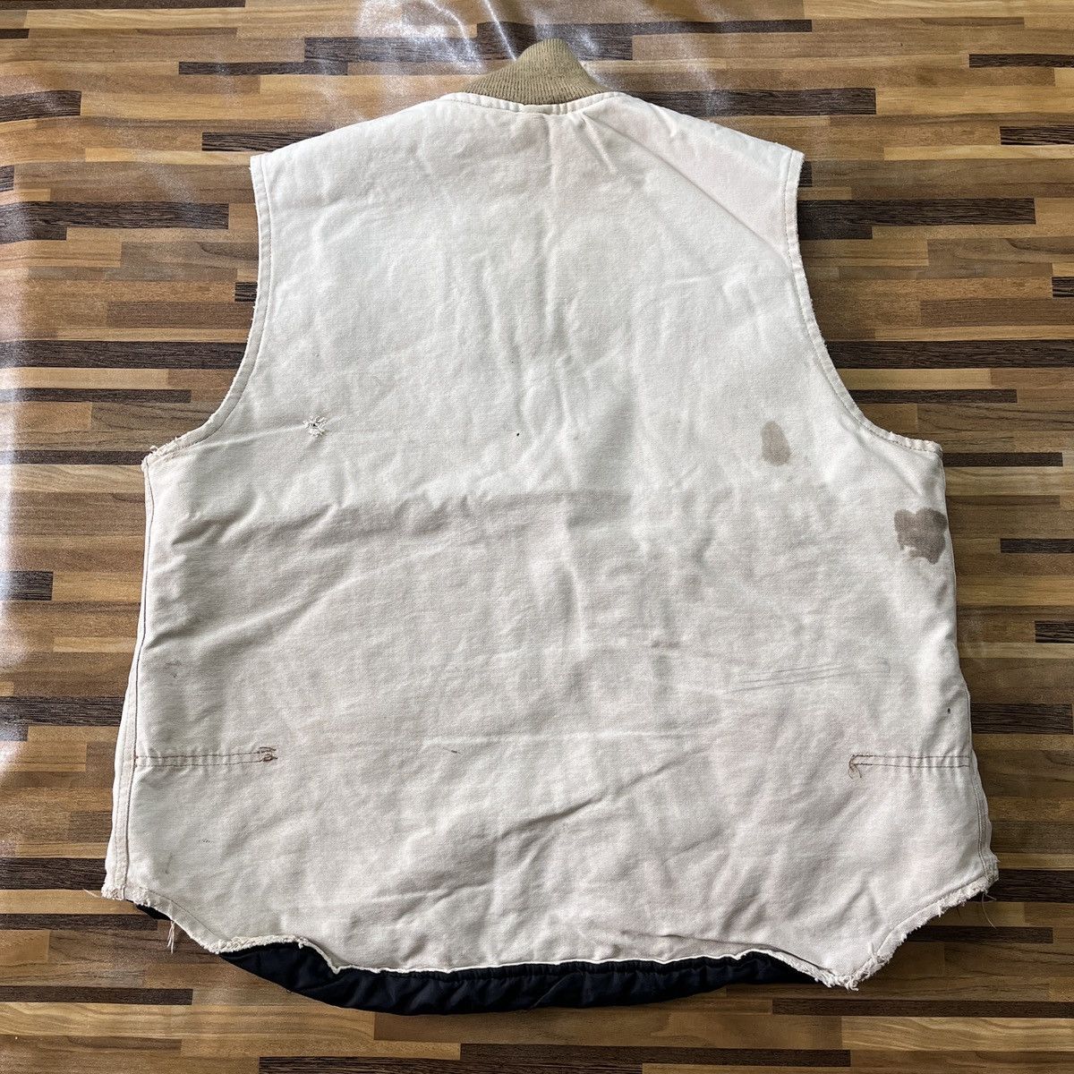 Carhartt × Vintage Distressed Vintage Carhartt Detroit Vest Ripped Made In USA Size US L / EU 52-54 / 3 - 14 Thumbnail