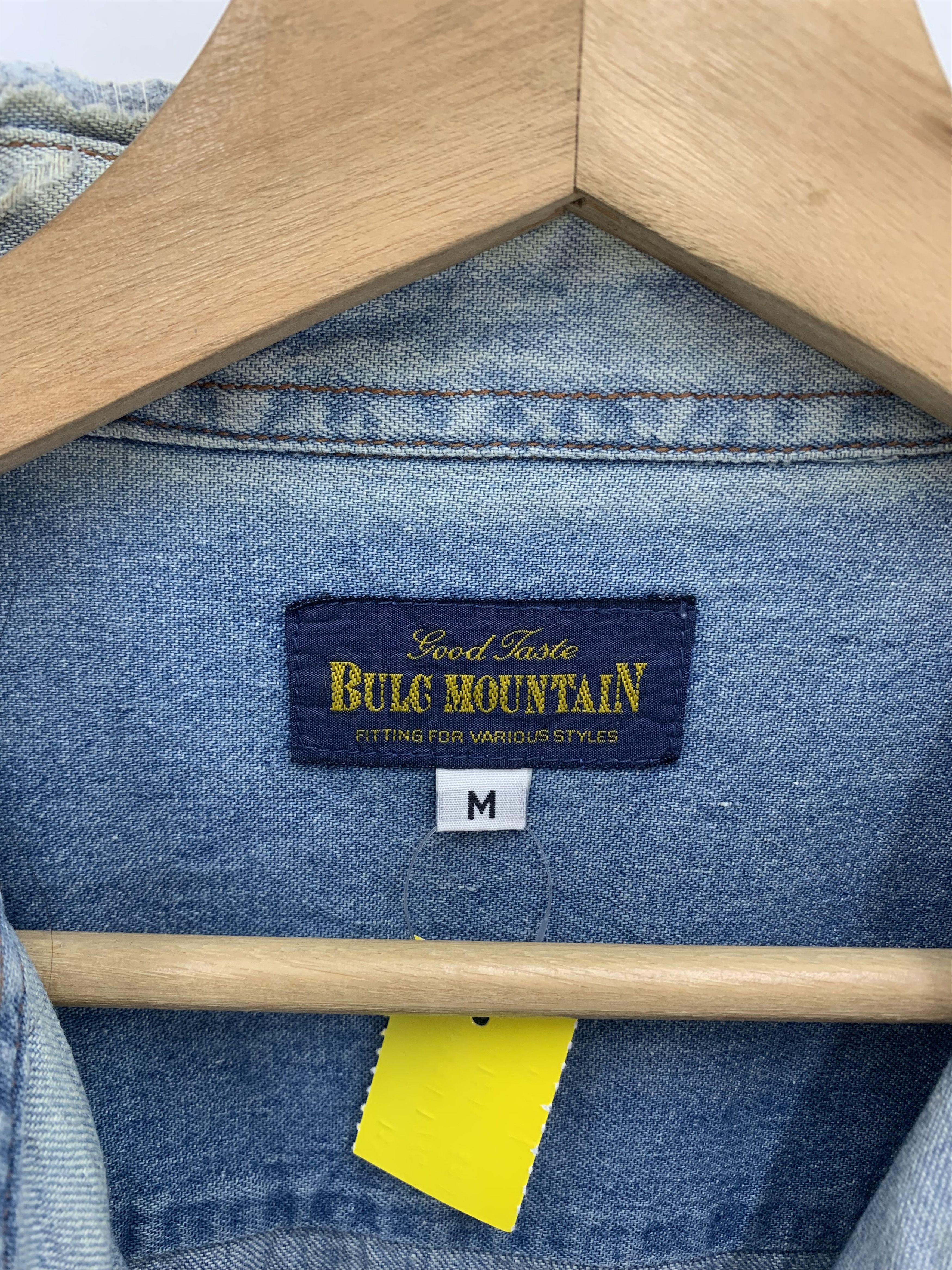 Japanese Brand Vintage Blug Mountain Denim Jacket Size US M / EU 48-50 / 2 - 3 Thumbnail
