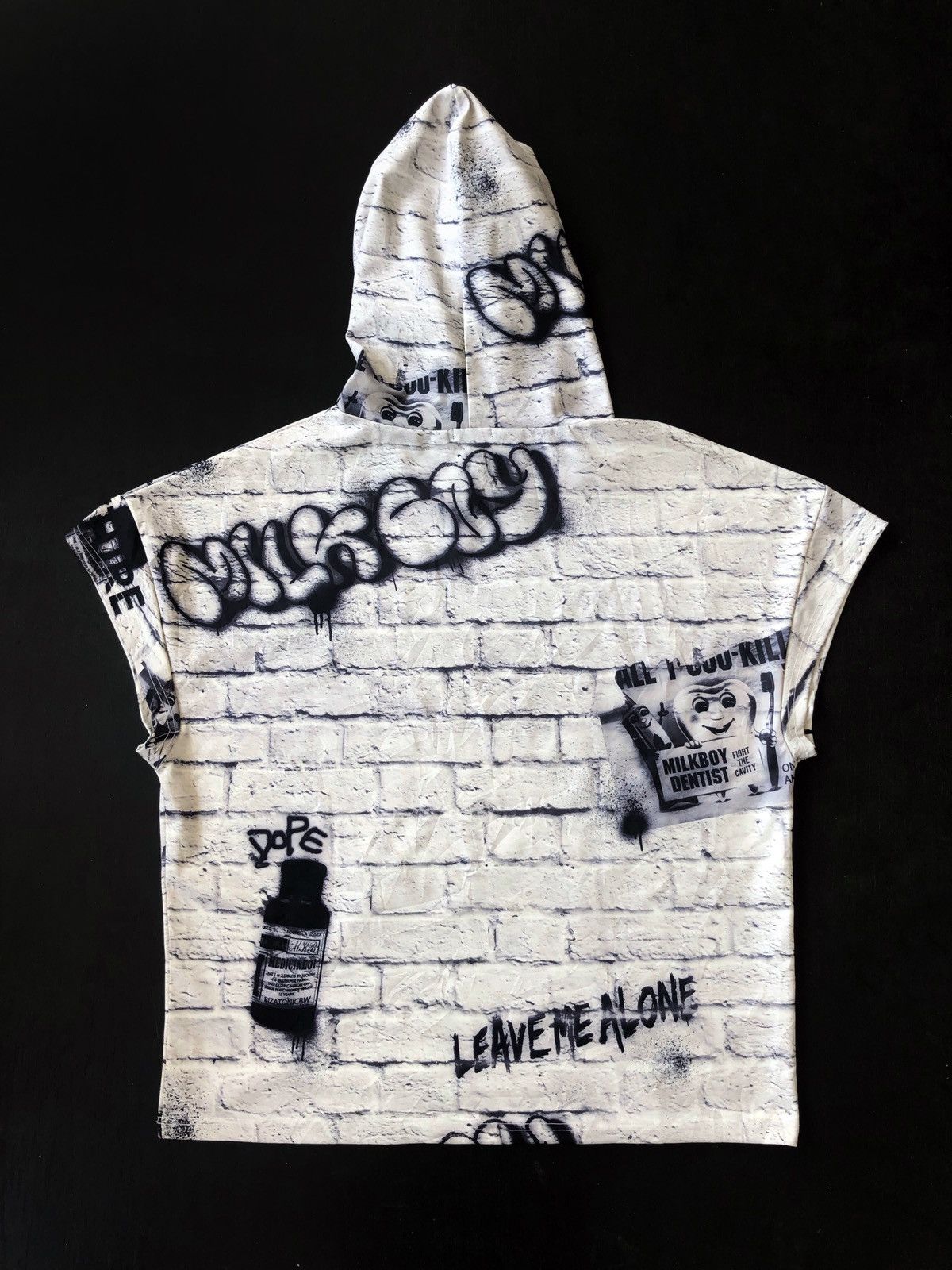 Hiroshi Fujiwara Milkboy 🇯🇵 "Leave me alone" Graffiti Art Hoodie Size US L / EU 52-54 / 3 - 1 Thumbnail