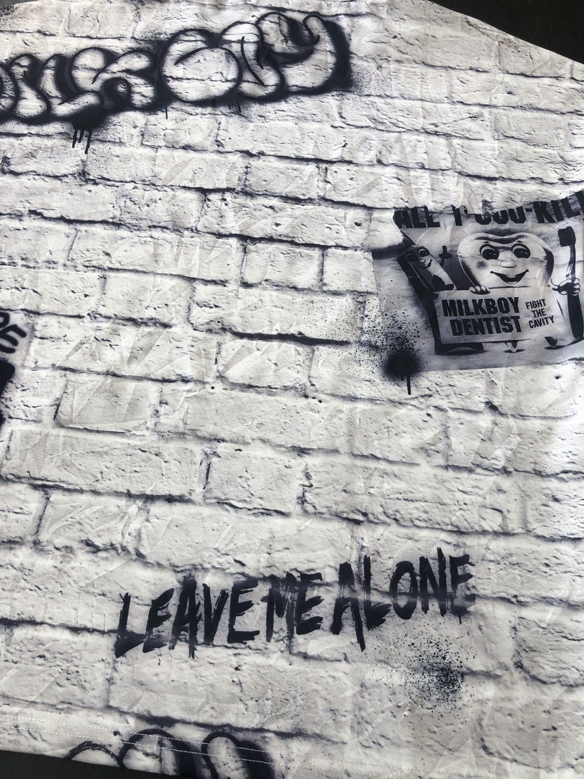 Hiroshi Fujiwara Milkboy 🇯🇵 "Leave me alone" Graffiti Art Hoodie Size US L / EU 52-54 / 3 - 4 Thumbnail