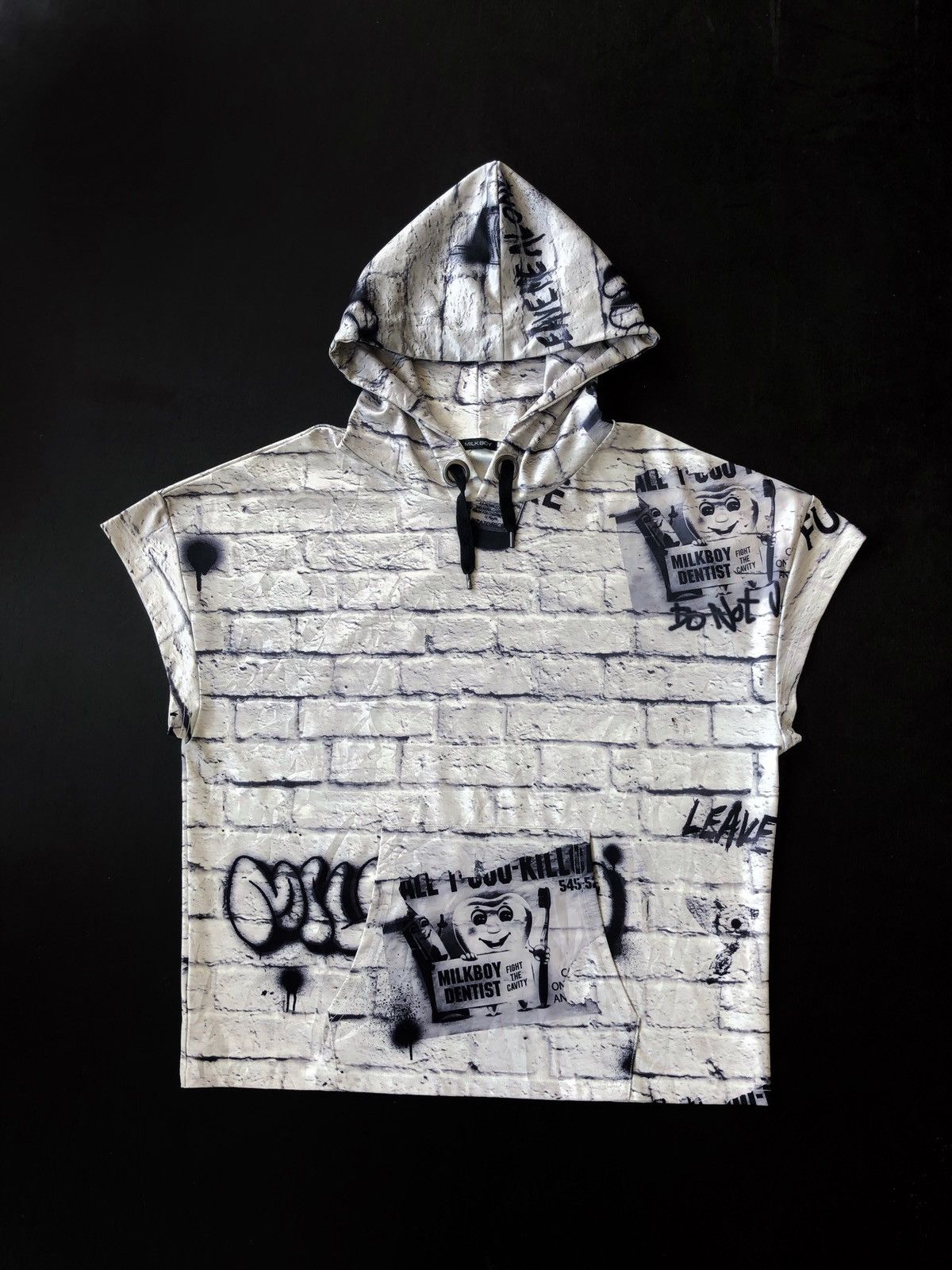 Hiroshi Fujiwara Milkboy 🇯🇵 "Leave me alone" Graffiti Art Hoodie Size US L / EU 52-54 / 3 - 2 Thumbnail