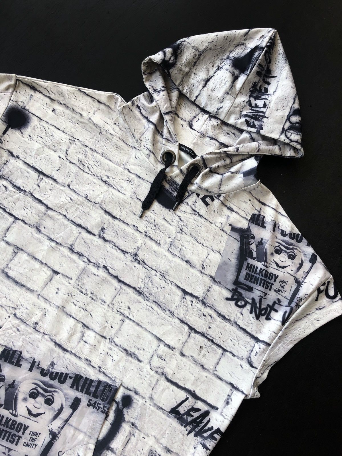 Hiroshi Fujiwara Milkboy 🇯🇵 "Leave me alone" Graffiti Art Hoodie Size US L / EU 52-54 / 3 - 3 Thumbnail