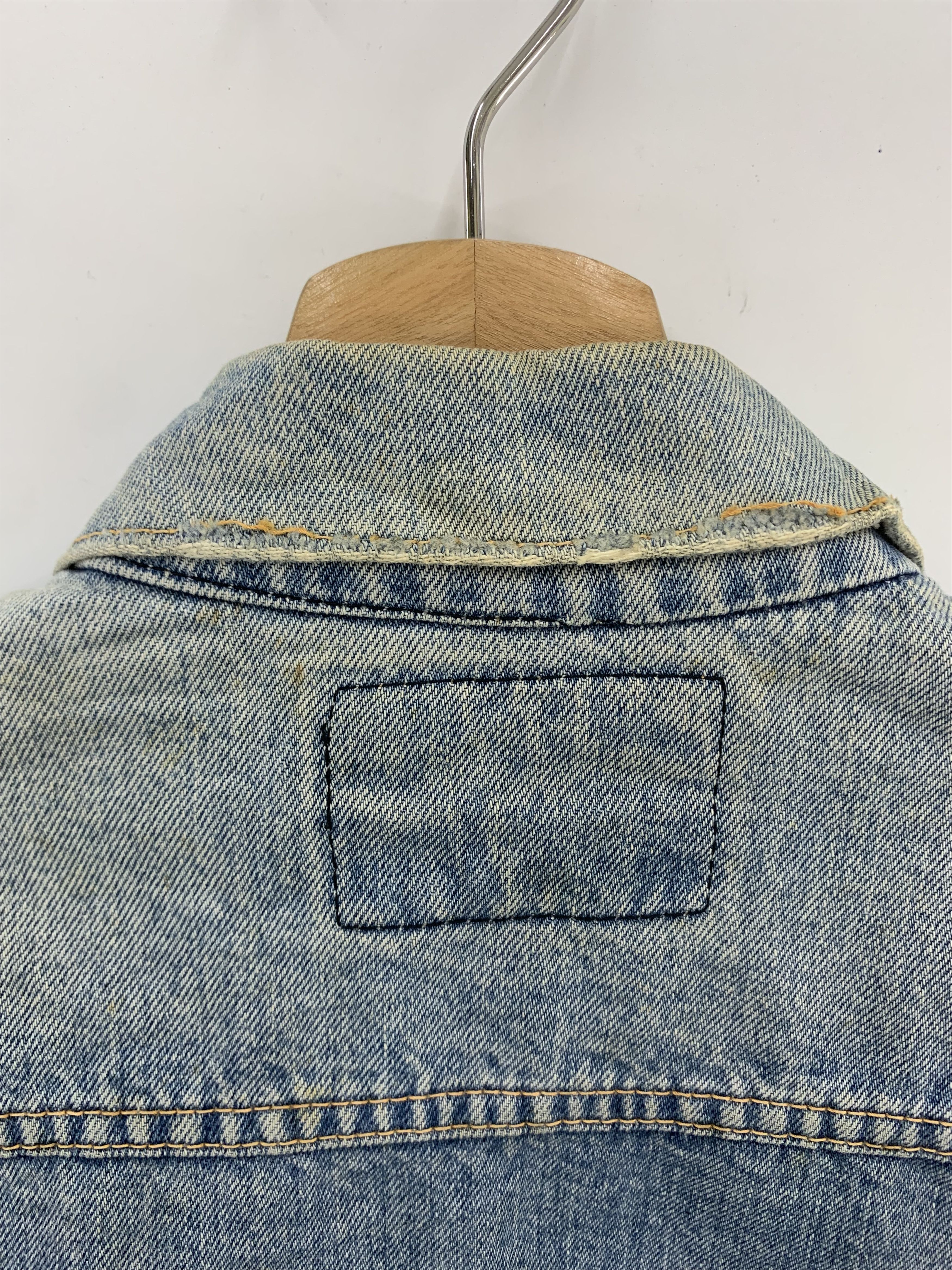 Edwin Vintage Edwin Denim Jacket Ripped Size US M / EU 48-50 / 2 - 10 Thumbnail