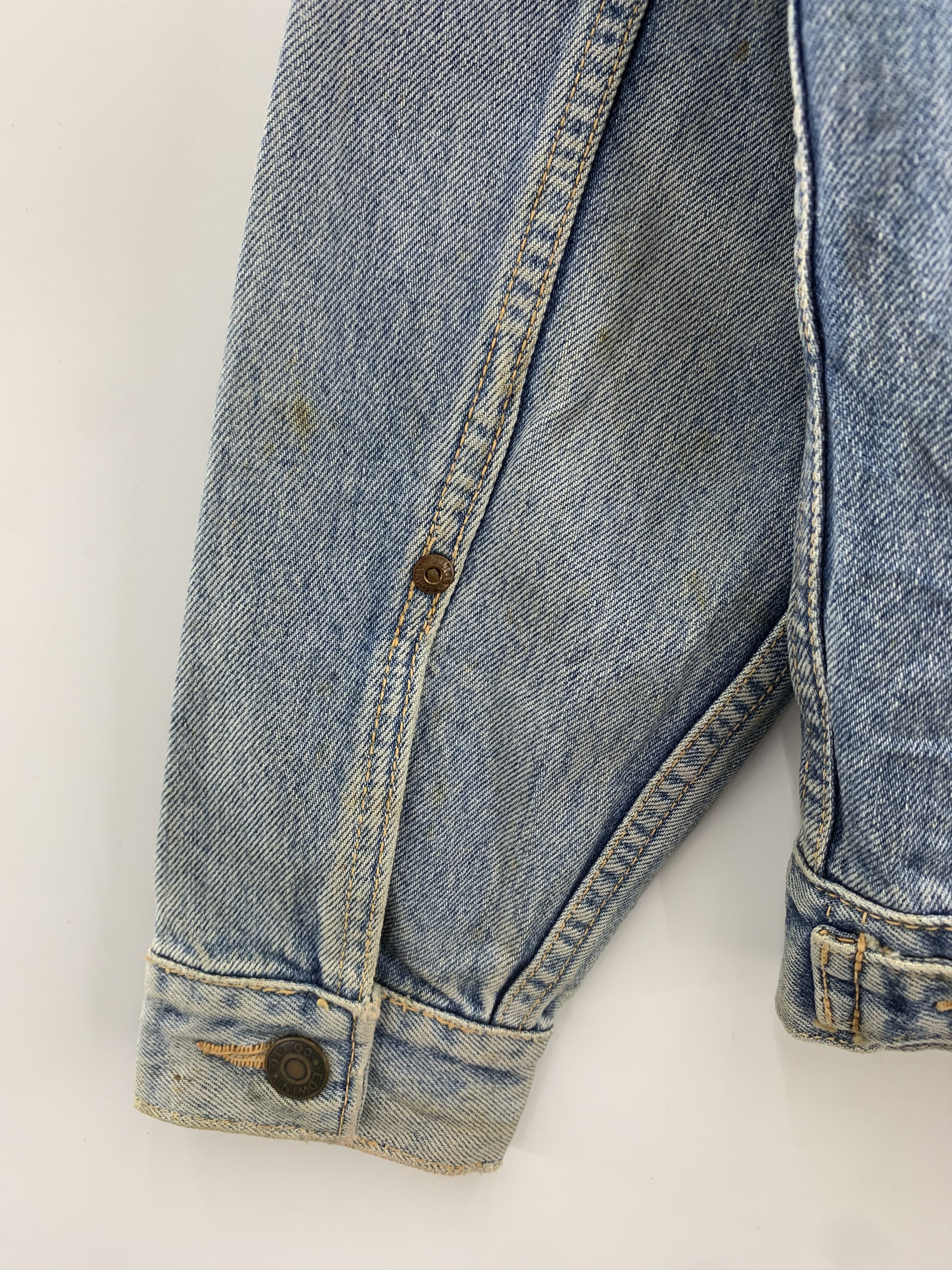 Edwin Vintage Edwin Denim Jacket Ripped Size US M / EU 48-50 / 2 - 11 Thumbnail