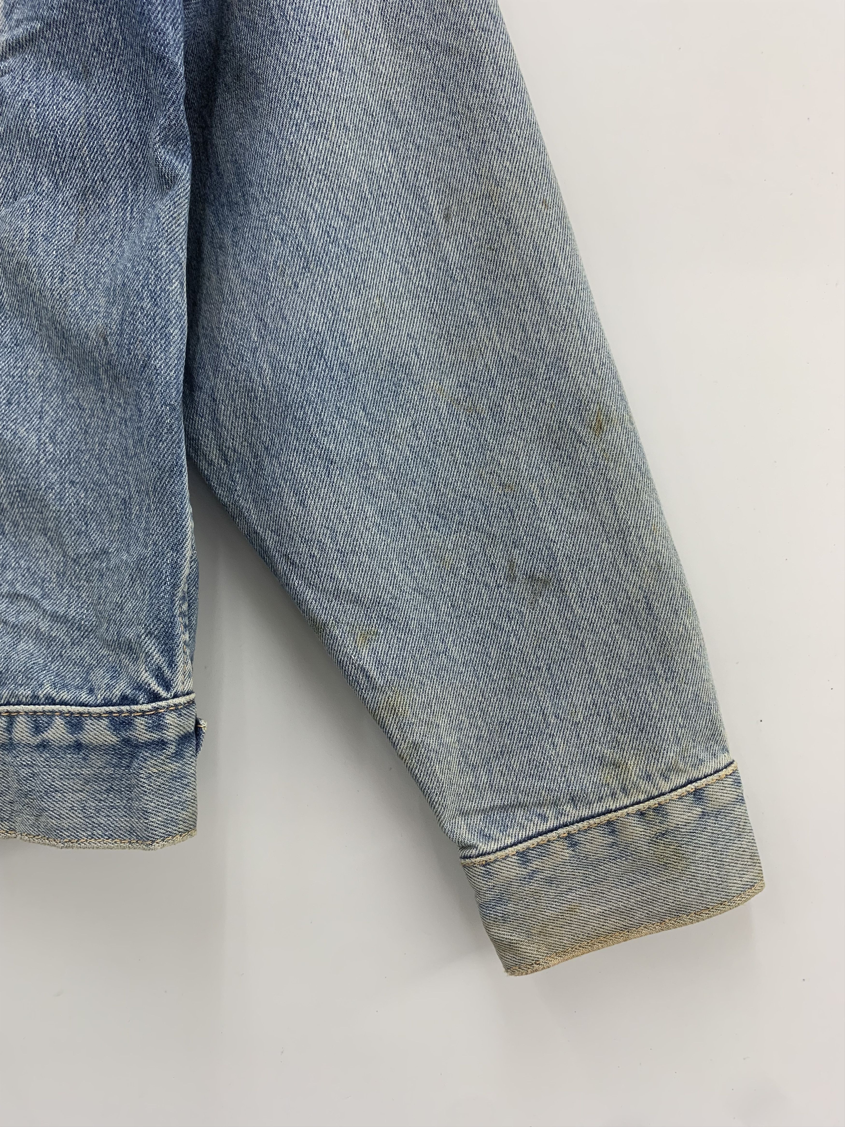 Edwin Vintage Edwin Denim Jacket Ripped Size US M / EU 48-50 / 2 - 8 Thumbnail