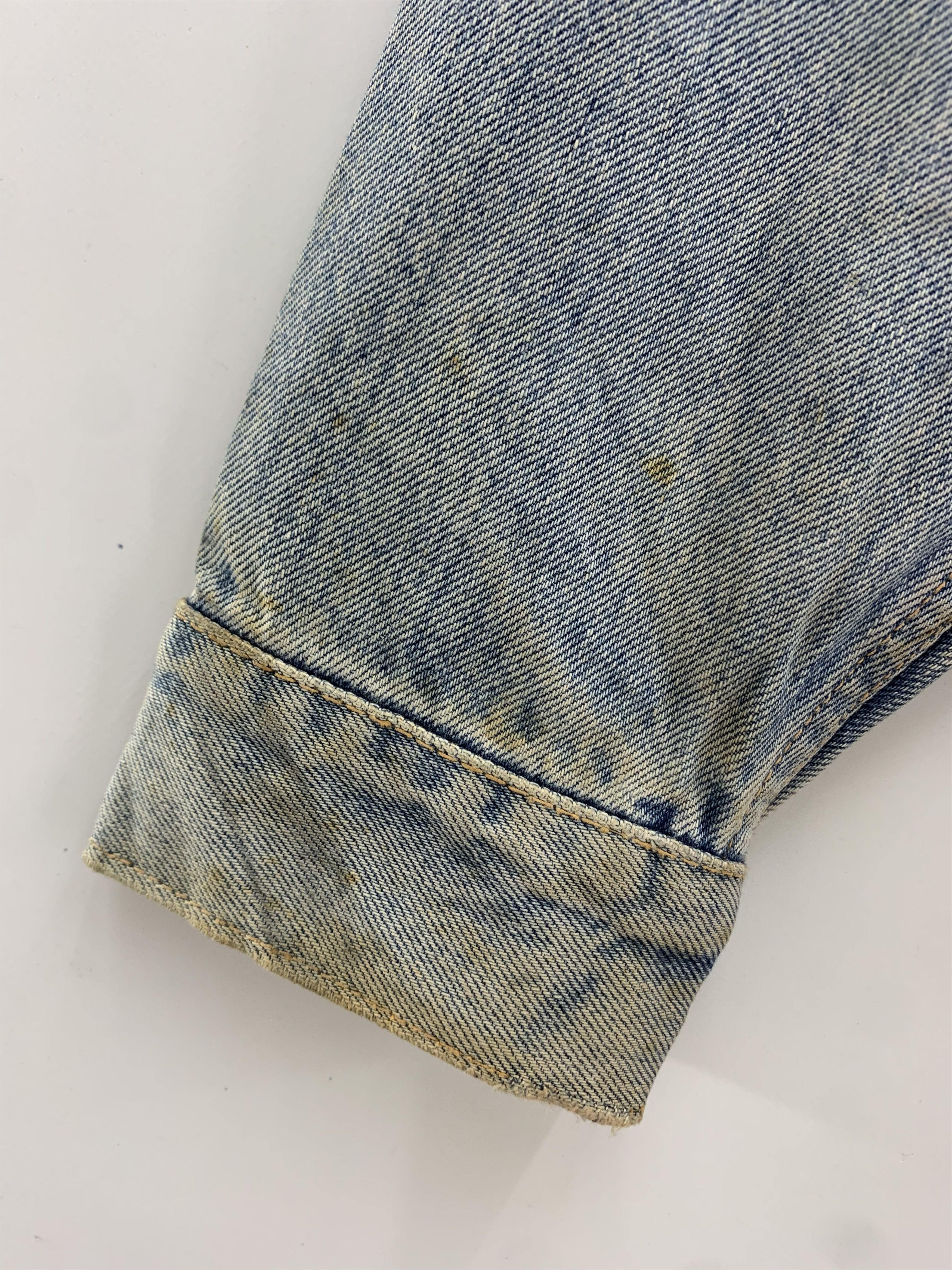 Edwin Vintage Edwin Denim Jacket Ripped Size US M / EU 48-50 / 2 - 9 Thumbnail