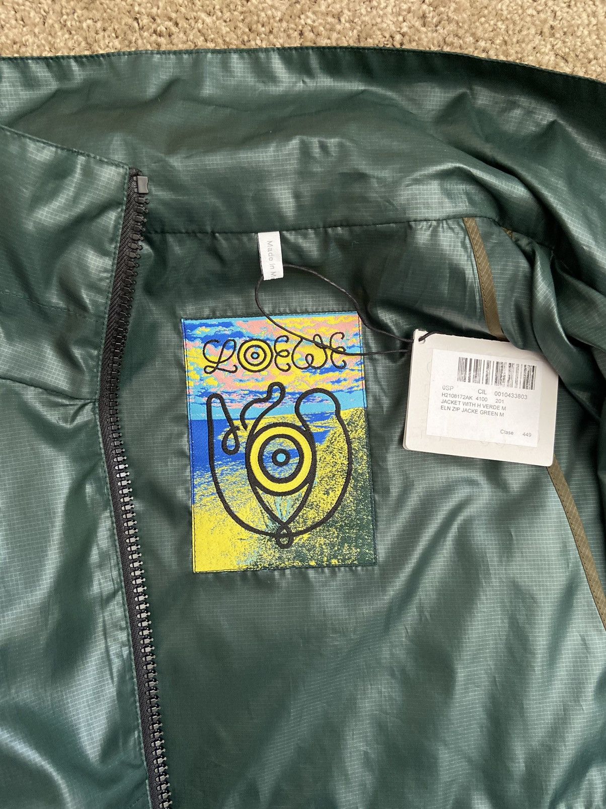 Loewe Loewe Green Eln Zip Jacket Size US M / EU 48-50 / 2 - 8 Thumbnail