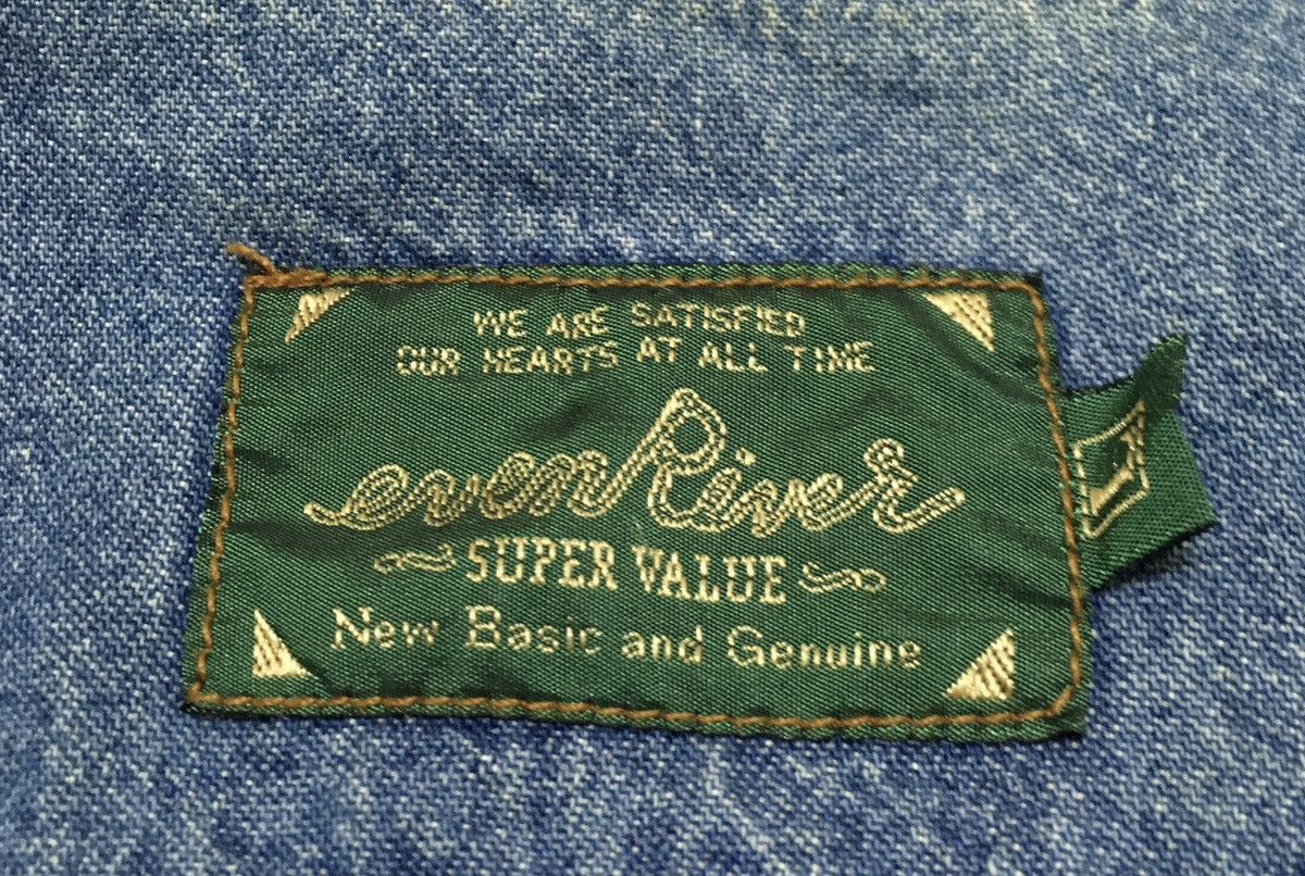 Japanese Brand × Vintage Rare Design Vintage Brand Ever River Denim Vests 1990s Size US L / EU 52-54 / 3 - 5 Thumbnail