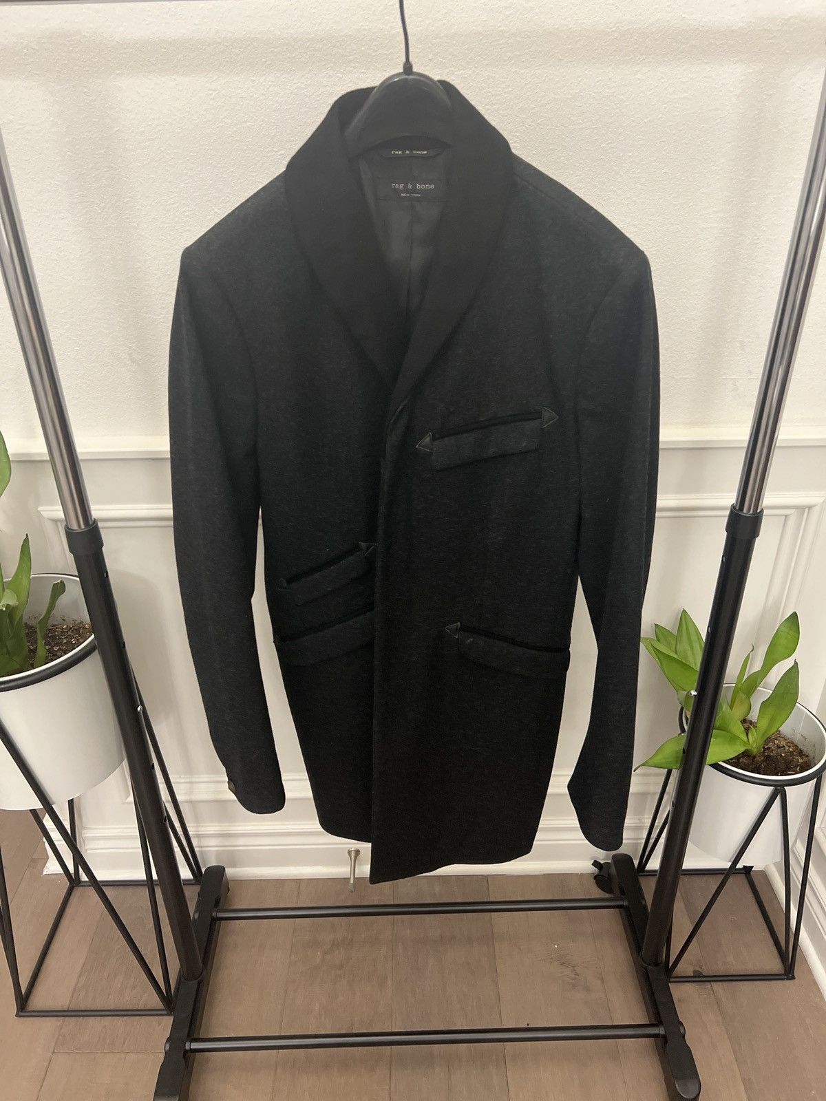 Rag & bone long wool blazer / jacket