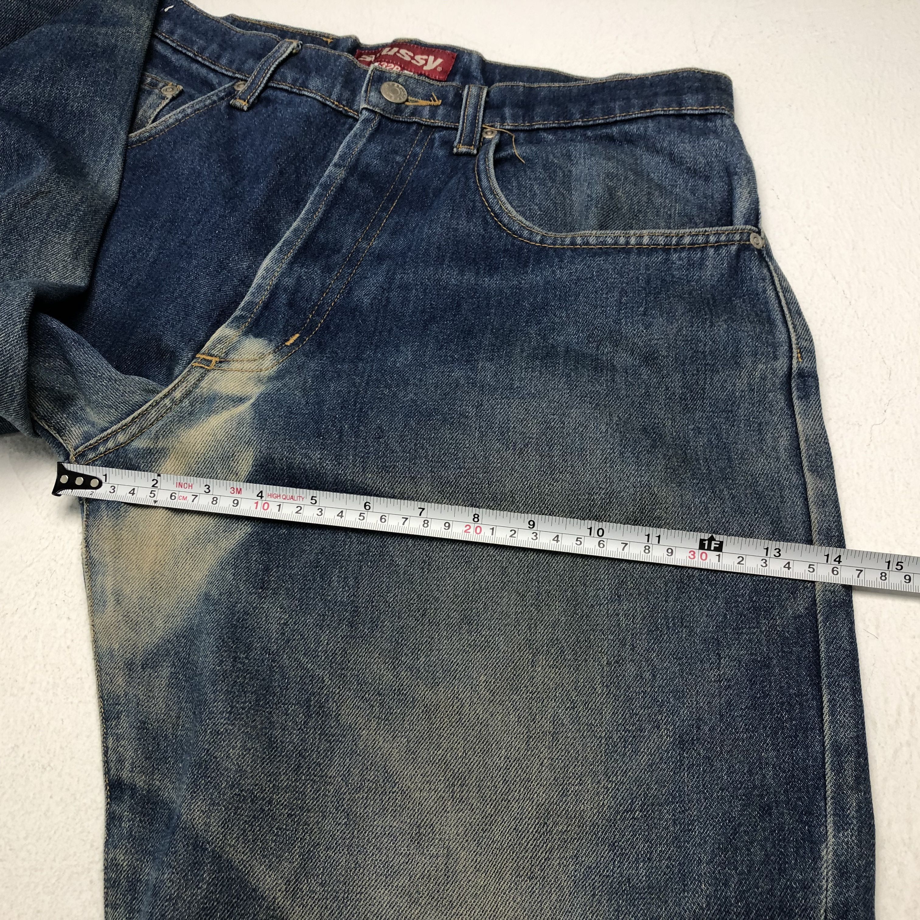 Stussy × Vintage Vintage Stussy USA Custom Design Denim Jeans Size US 33 - 9 Thumbnail