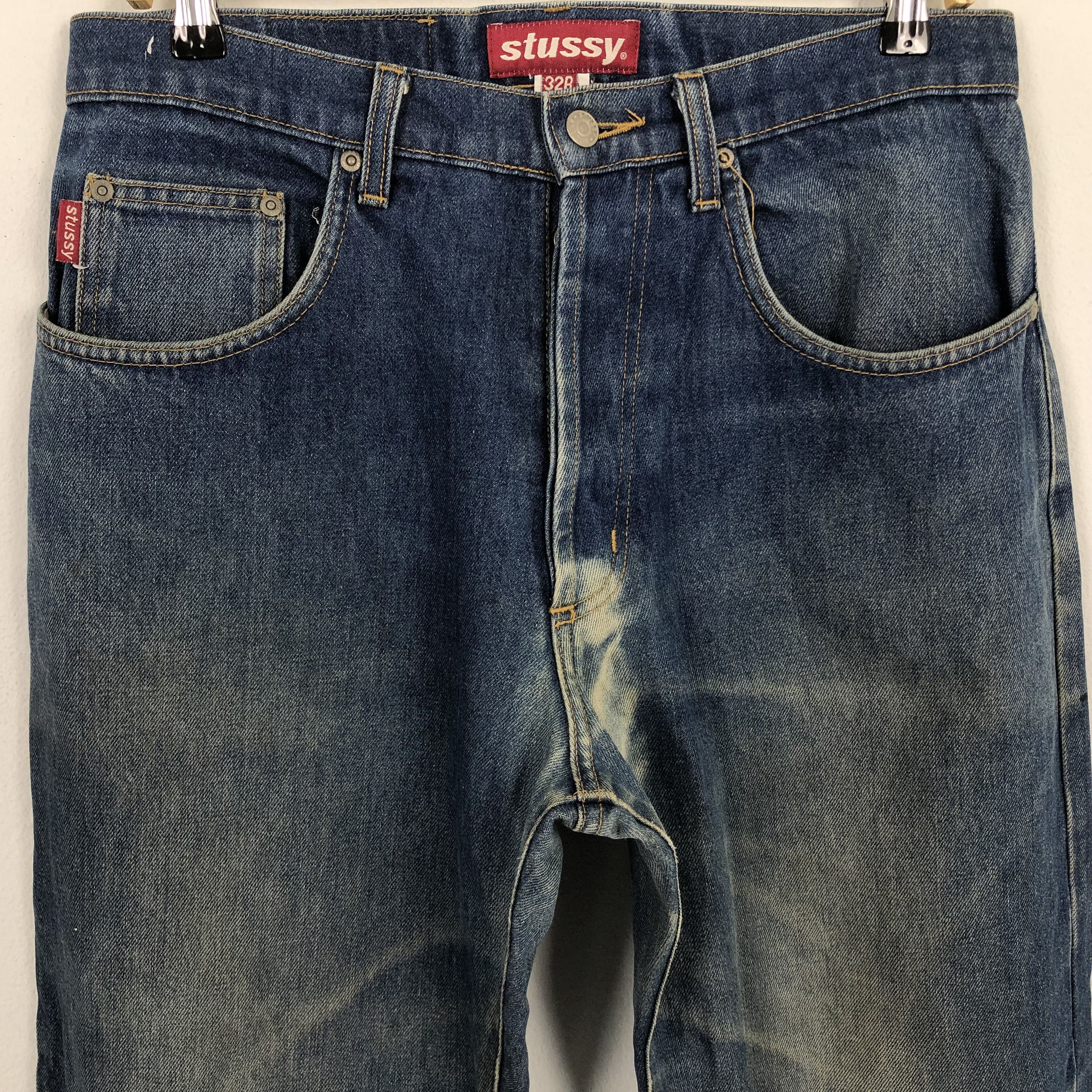Stussy × Vintage Vintage Stussy USA Custom Design Denim Jeans Size US 33 - 5 Thumbnail