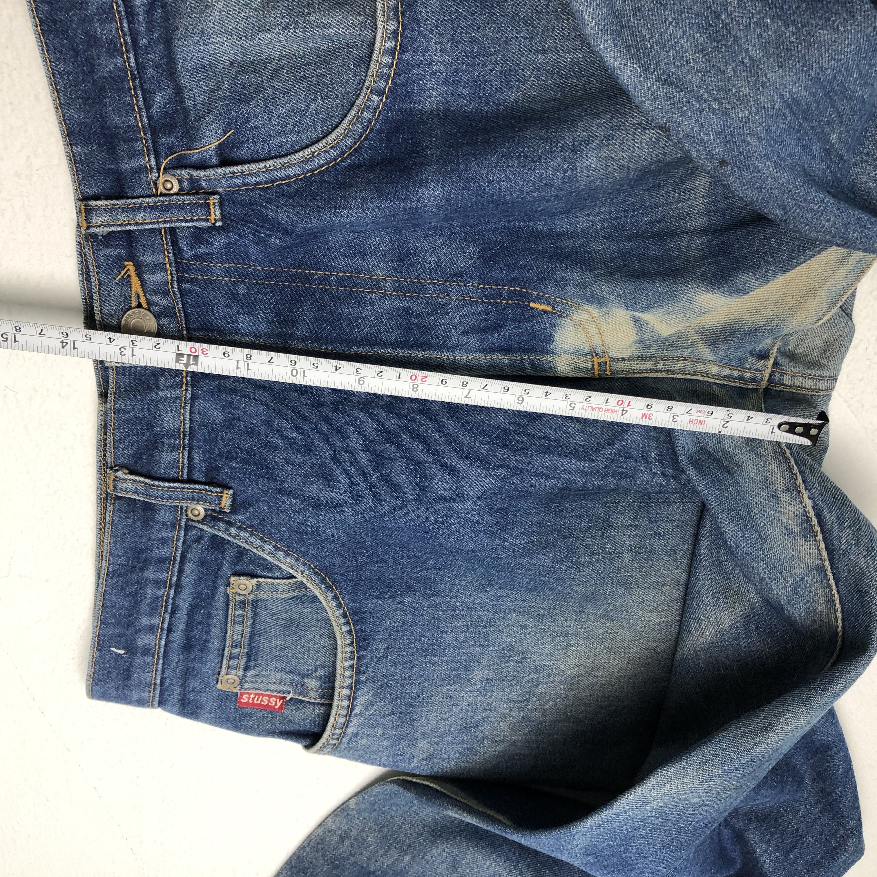 Stussy × Vintage Vintage Stussy USA Custom Design Denim Jeans Size US 33 - 8 Thumbnail