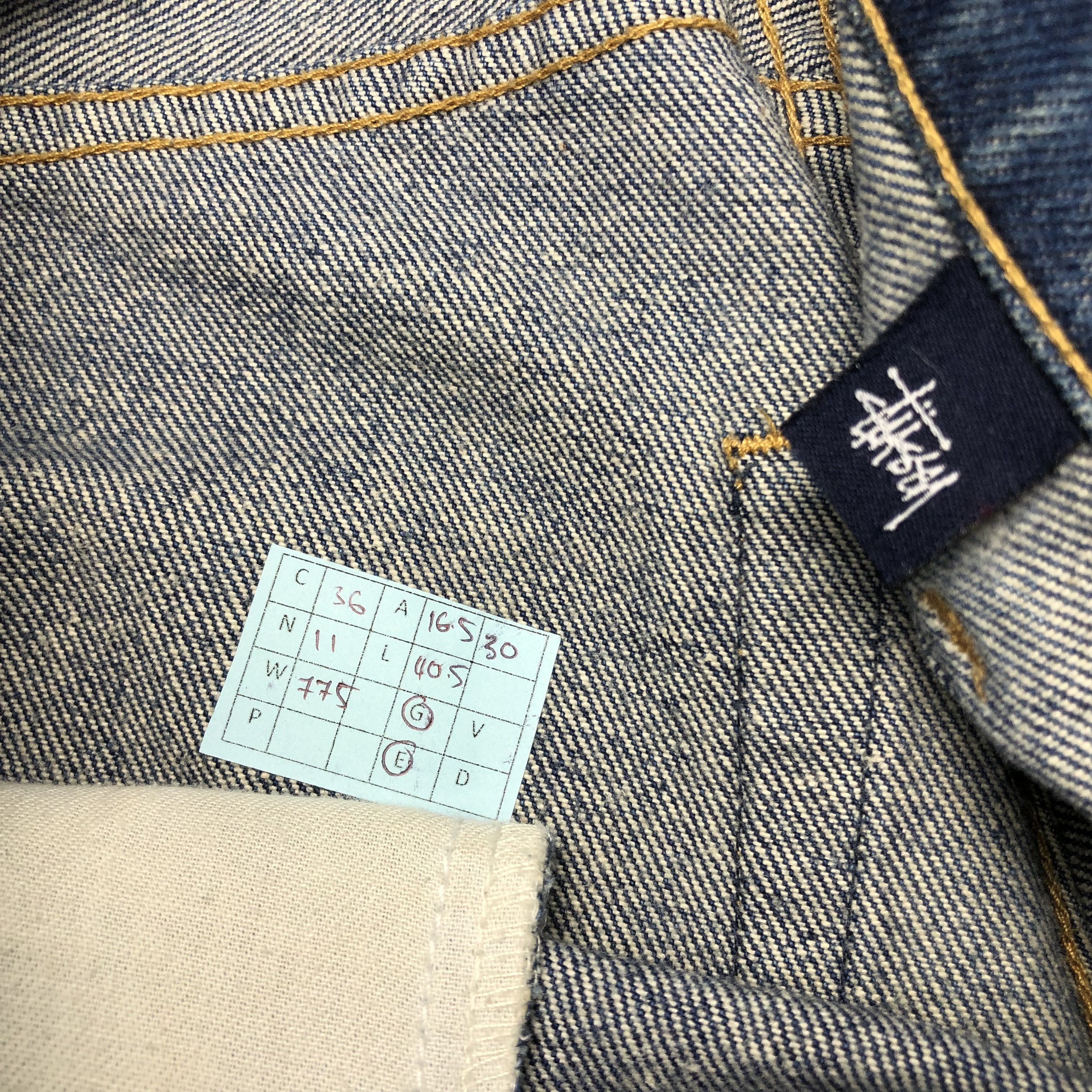 Stussy × Vintage Vintage Stussy USA Custom Design Denim Jeans Size US 33 - 14 Thumbnail