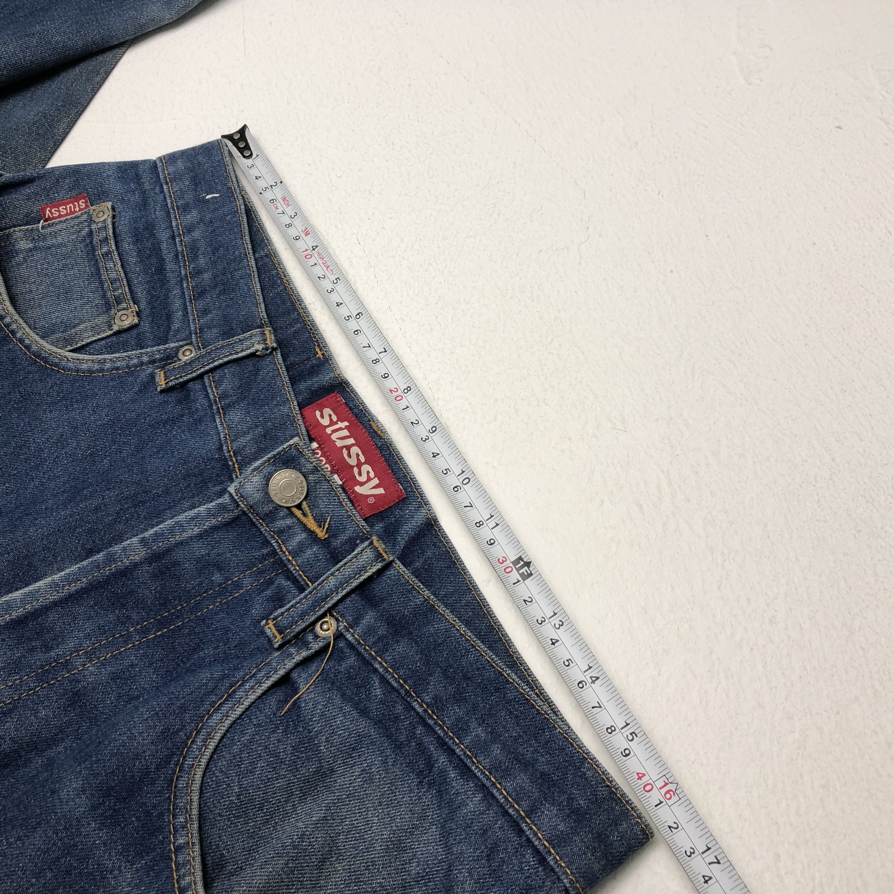 Stussy × Vintage Vintage Stussy USA Custom Design Denim Jeans Size US 33 - 7 Thumbnail