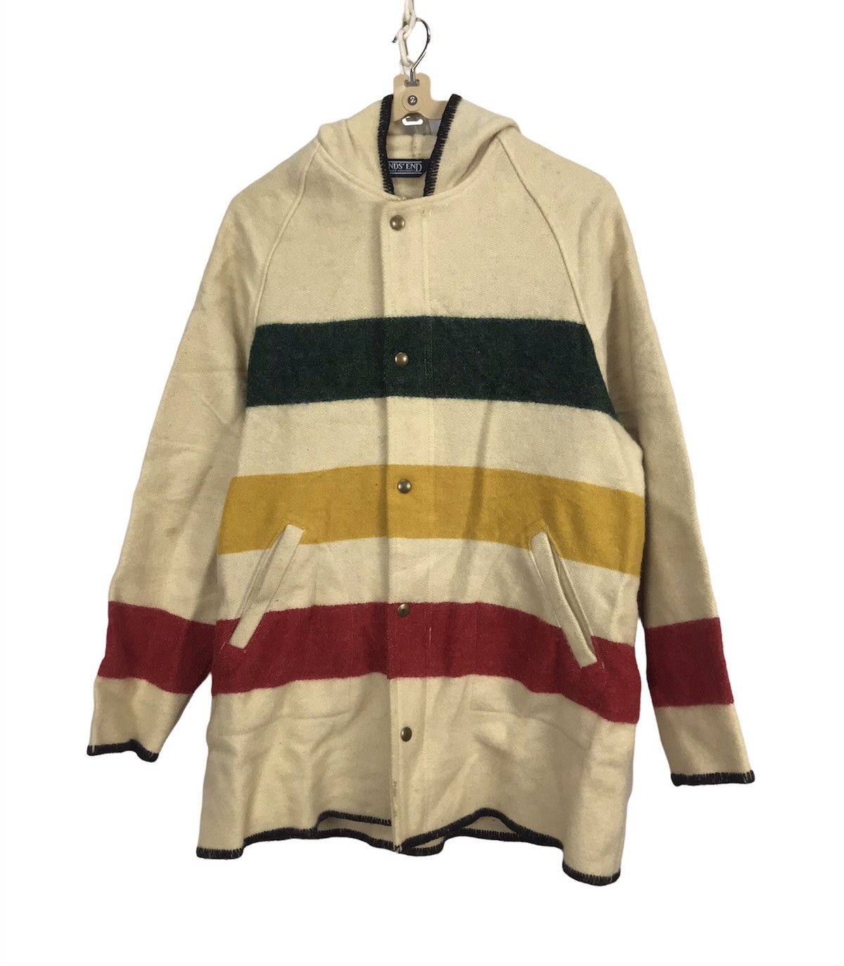 Lands' End Land’end wool hoodie zipper jacket Size US M / EU 48-50 / 2 - 1 Thumbnail