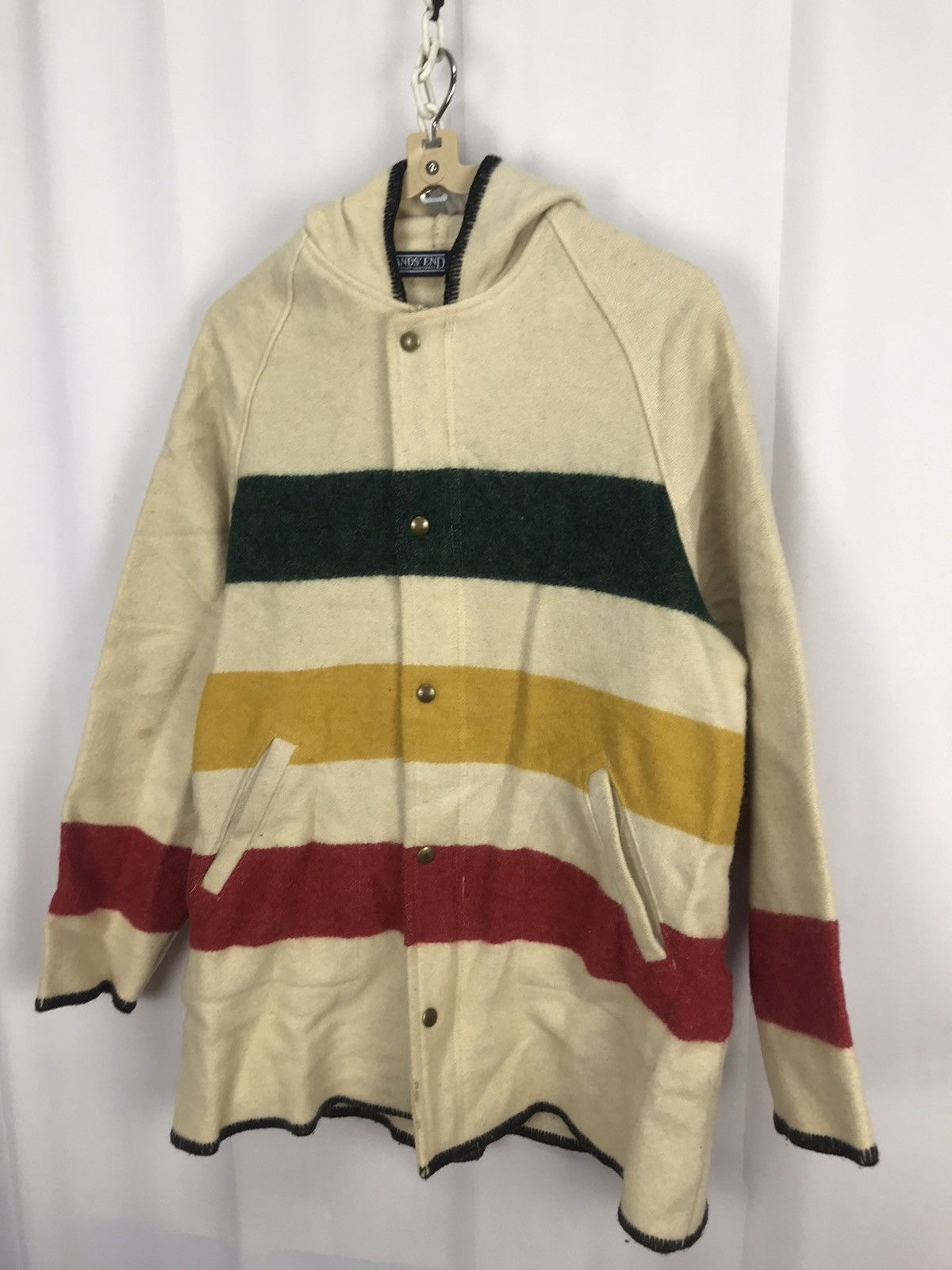 Lands' End Land’end wool hoodie zipper jacket Size US M / EU 48-50 / 2 - 6 Thumbnail