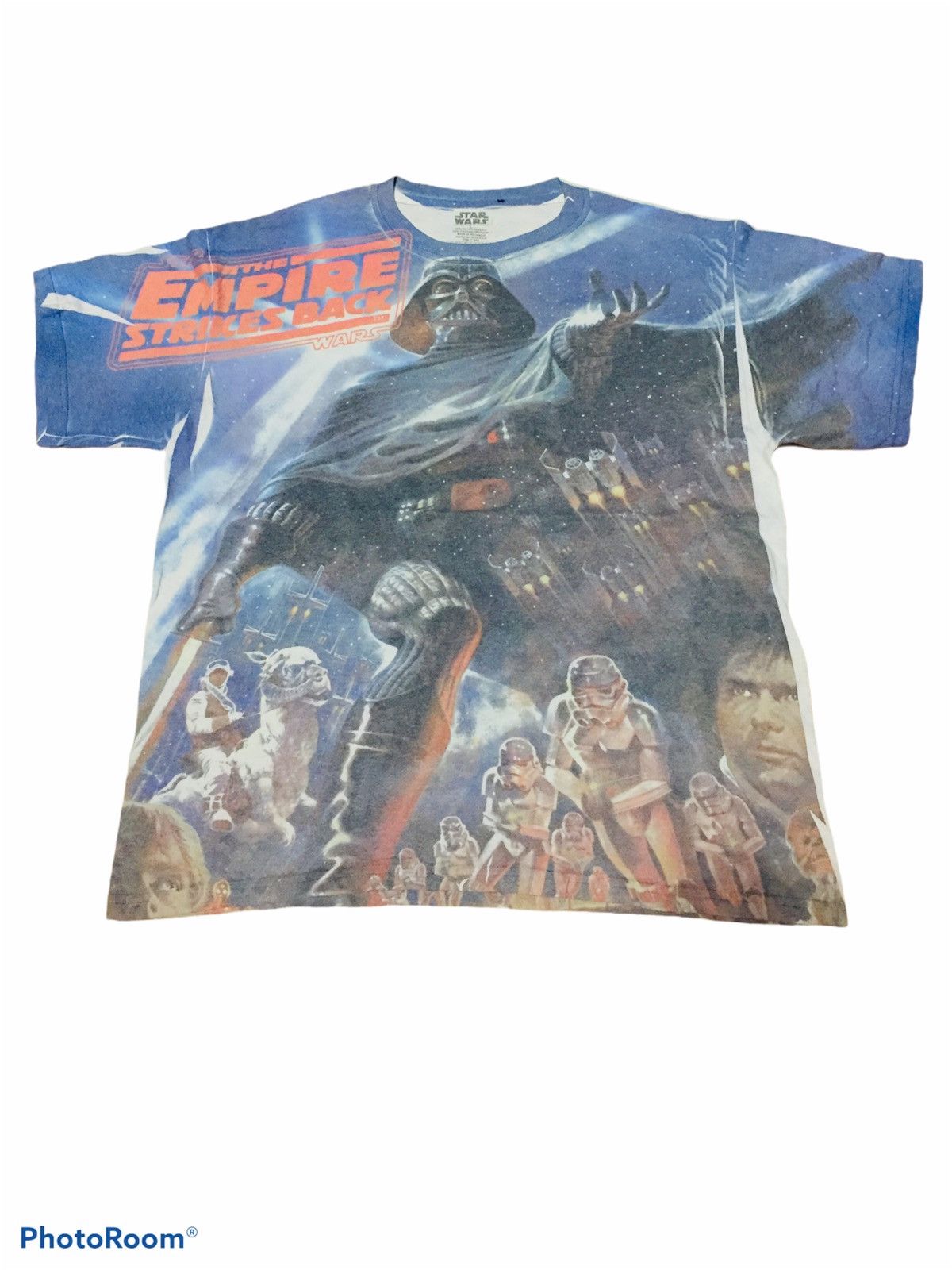 Star Wars Vintage y2k All over print star wars t shirt Size US L / EU 52-54 / 3 - 1 Thumbnail