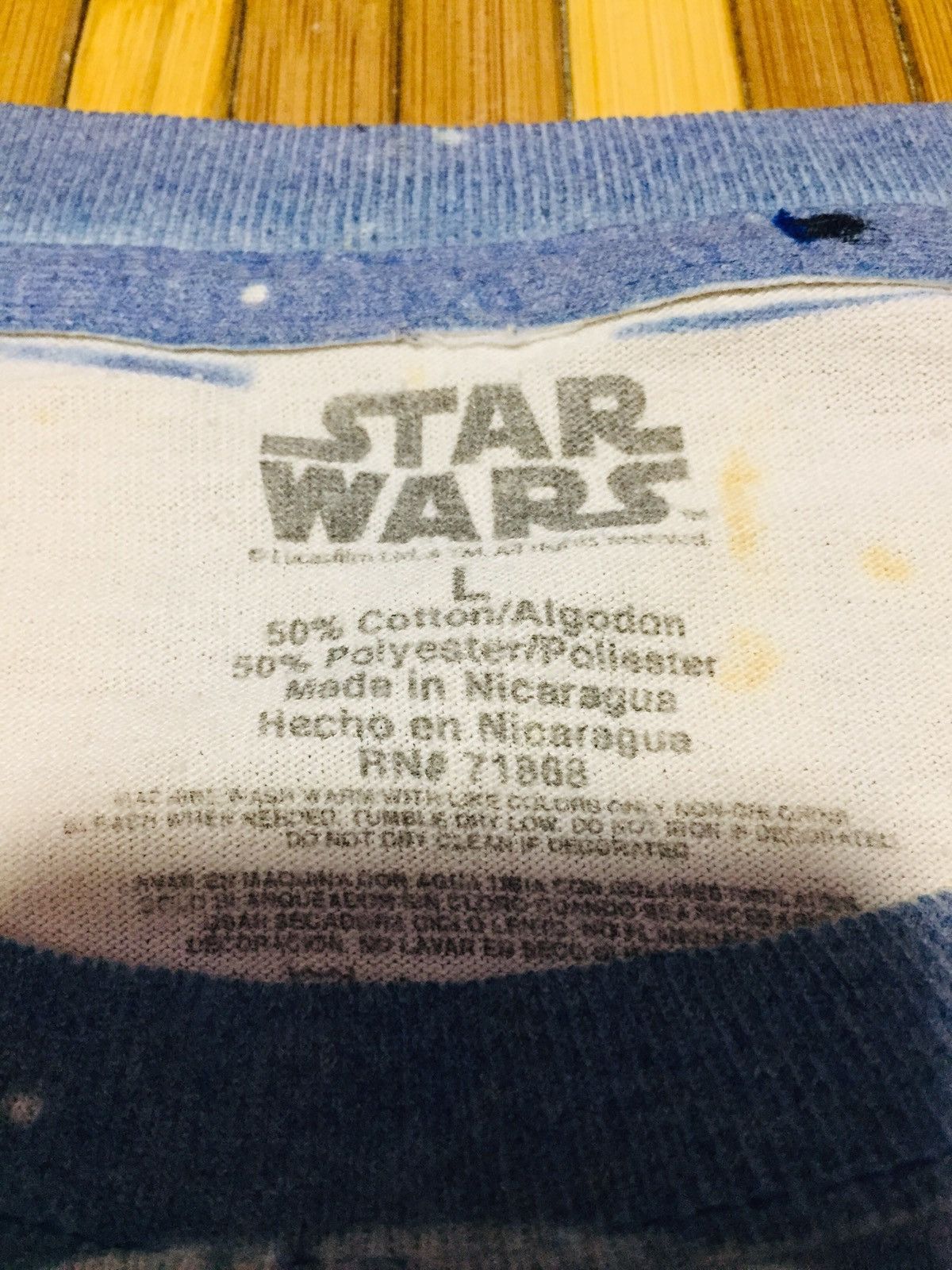 Star Wars Vintage y2k All over print star wars t shirt Size US L / EU 52-54 / 3 - 3 Thumbnail