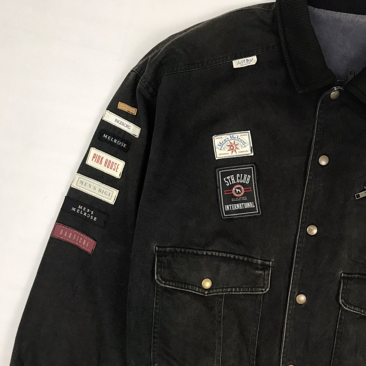 Vintage Vintage Multi Patch Varsity Jacket Size US L / EU 52-54 / 3 - 2 Thumbnail