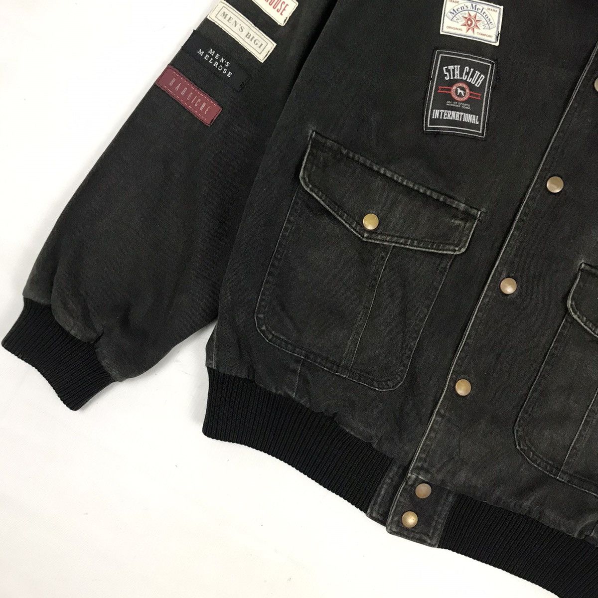 Vintage Vintage Multi Patch Varsity Jacket Size US L / EU 52-54 / 3 - 4 Thumbnail
