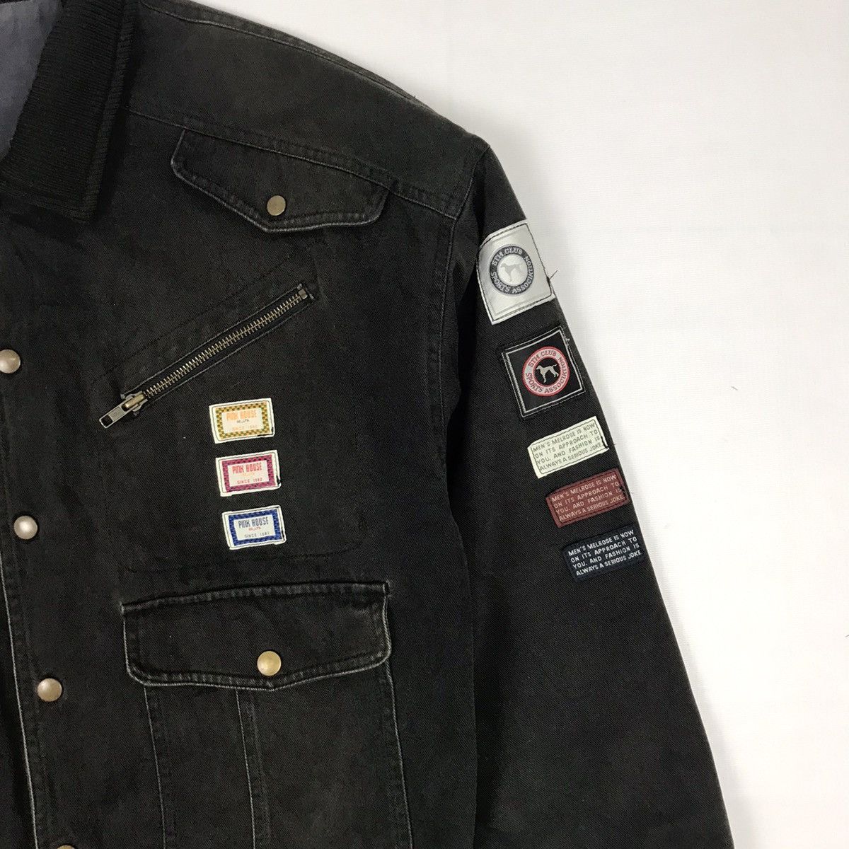 Vintage Vintage Multi Patch Varsity Jacket Size US L / EU 52-54 / 3 - 3 Thumbnail