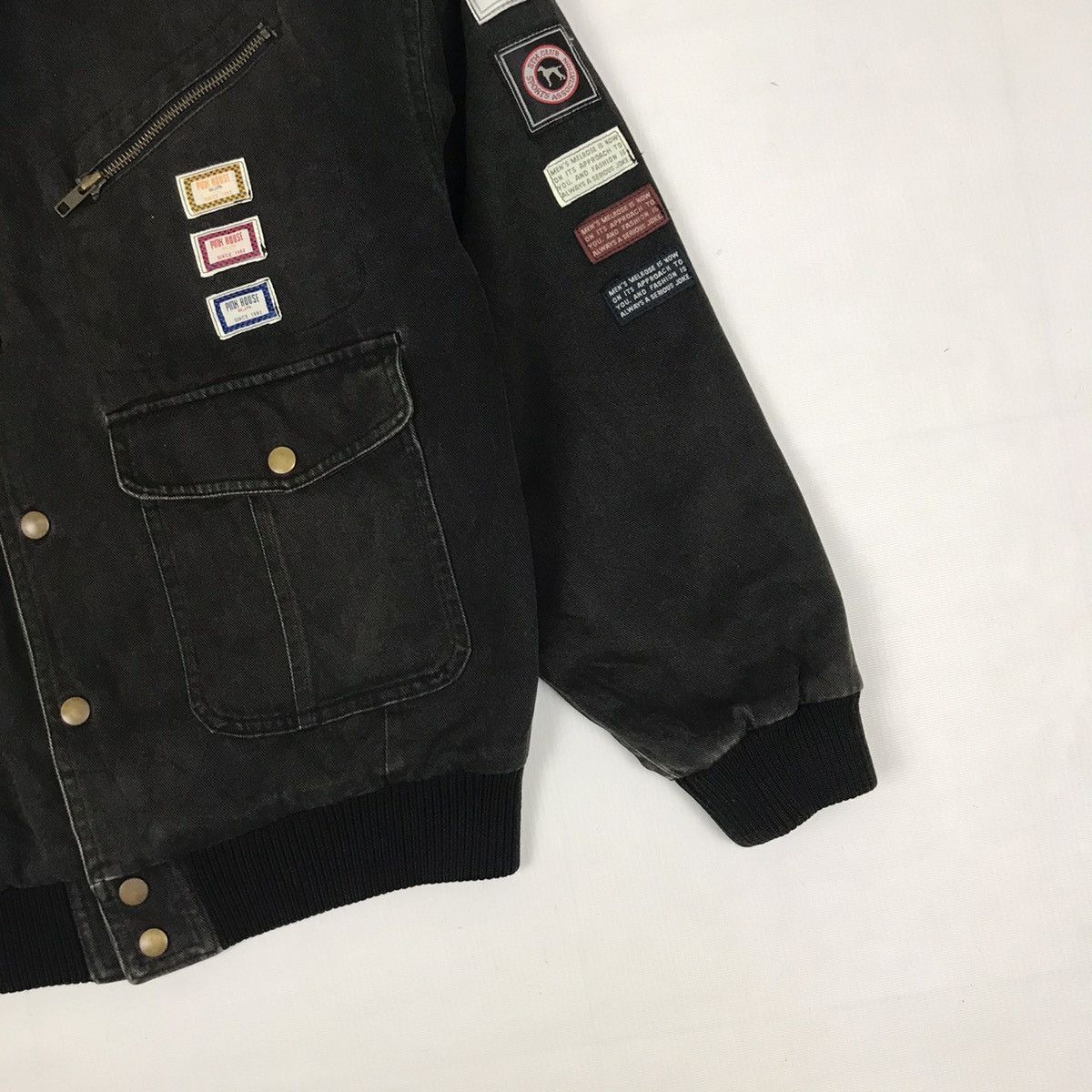 Vintage Vintage Multi Patch Varsity Jacket Size US L / EU 52-54 / 3 - 5 Thumbnail