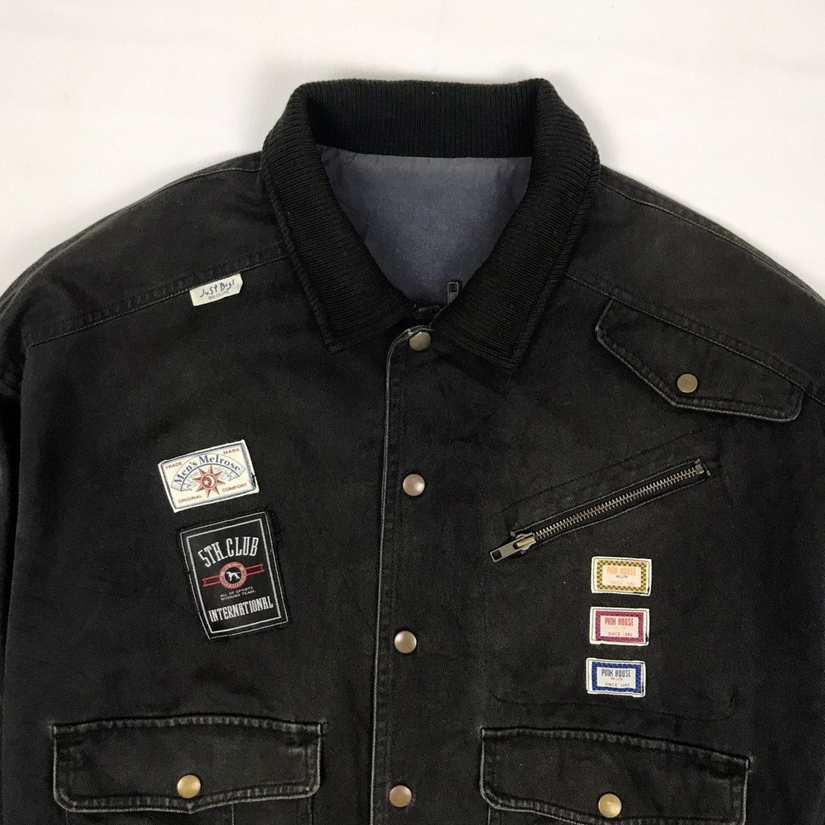 Vintage Vintage Multi Patch Varsity Jacket Size US L / EU 52-54 / 3 - 6 Thumbnail