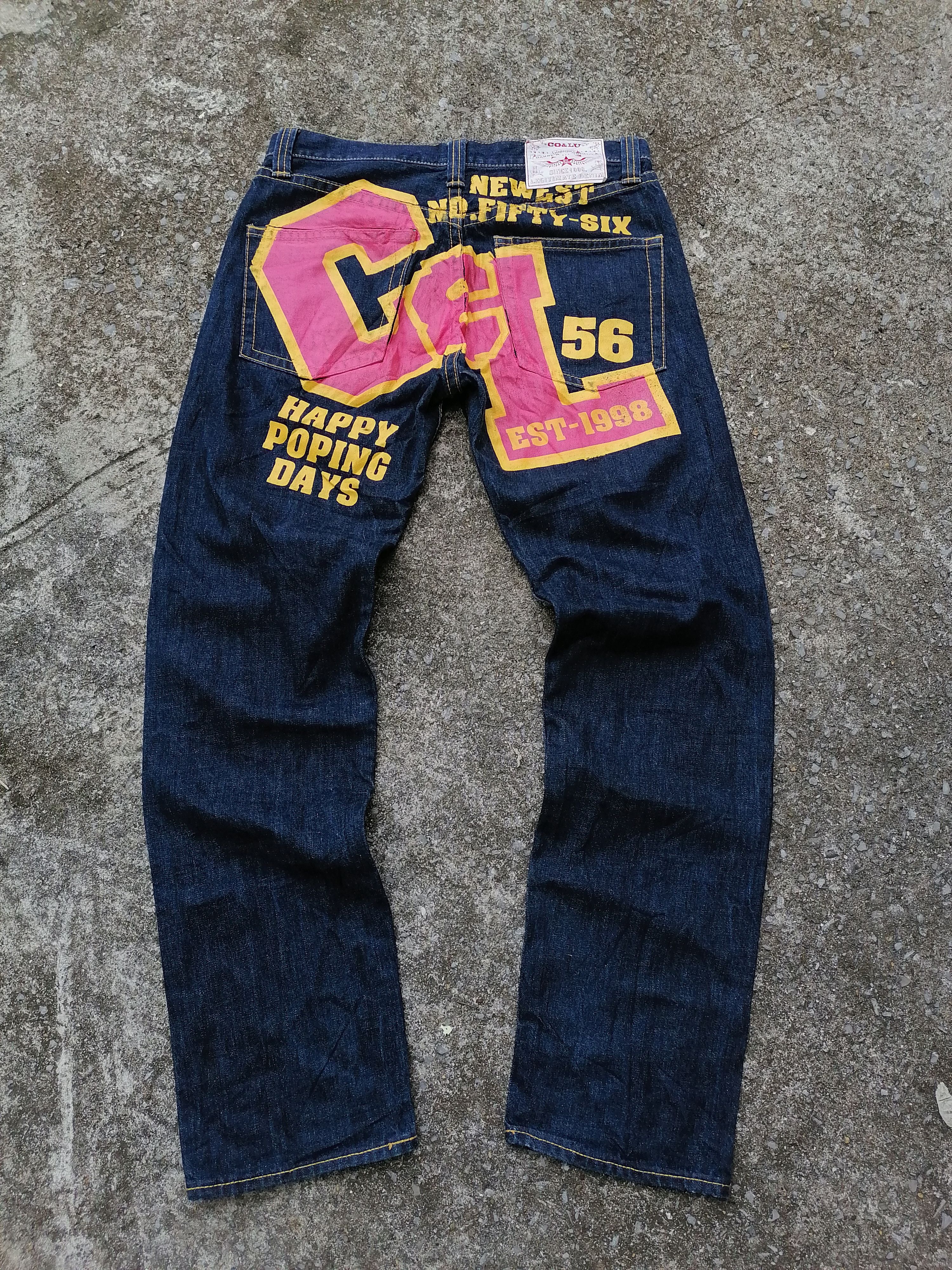 Other Co & Lu Happy Poping Days Denim Jeans Size US 34 / EU 50 - 1 Thumbnail