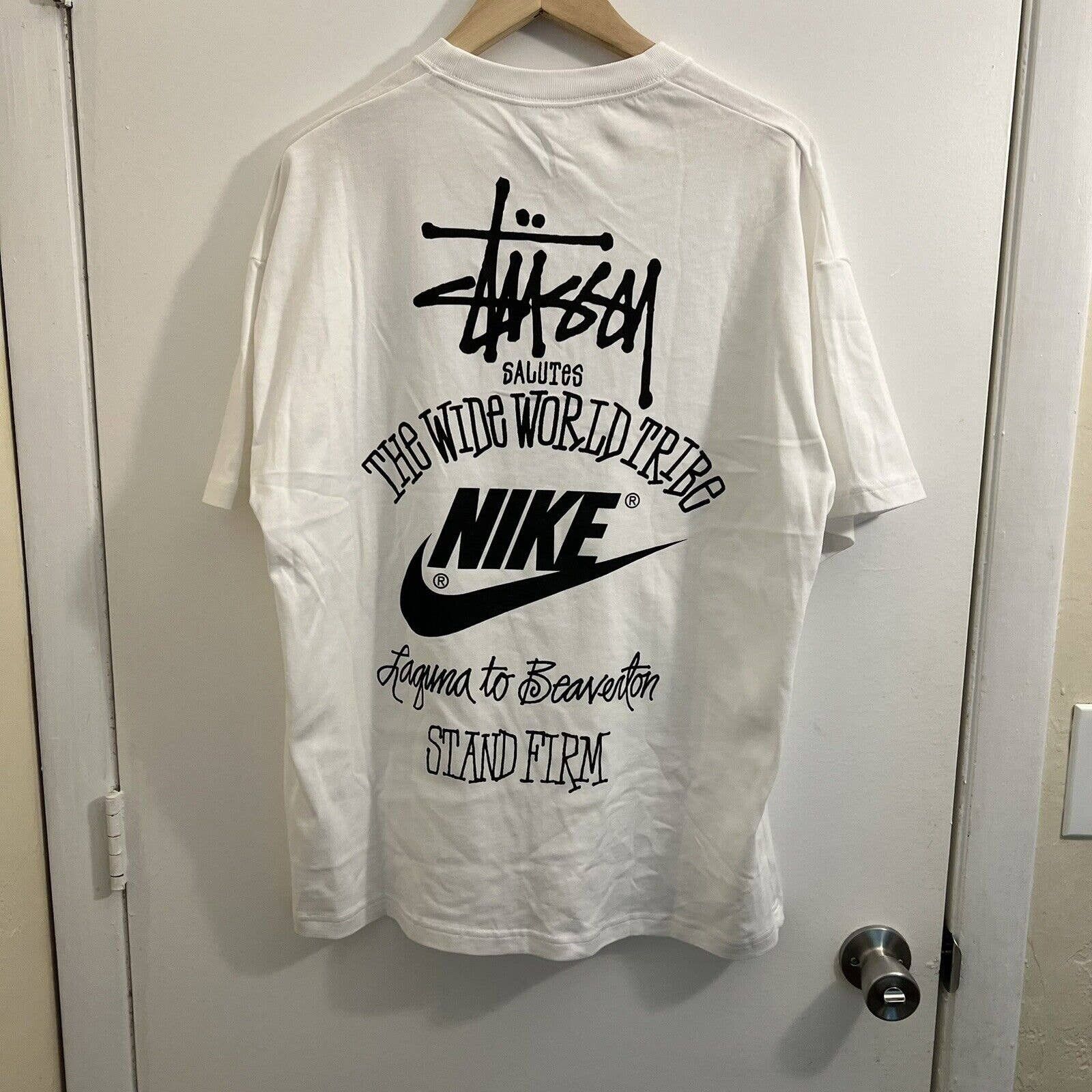 Nike x Stussy The Wide World Tribe T-Shirt Size LARGE shops 2023 Size Large IN HAND